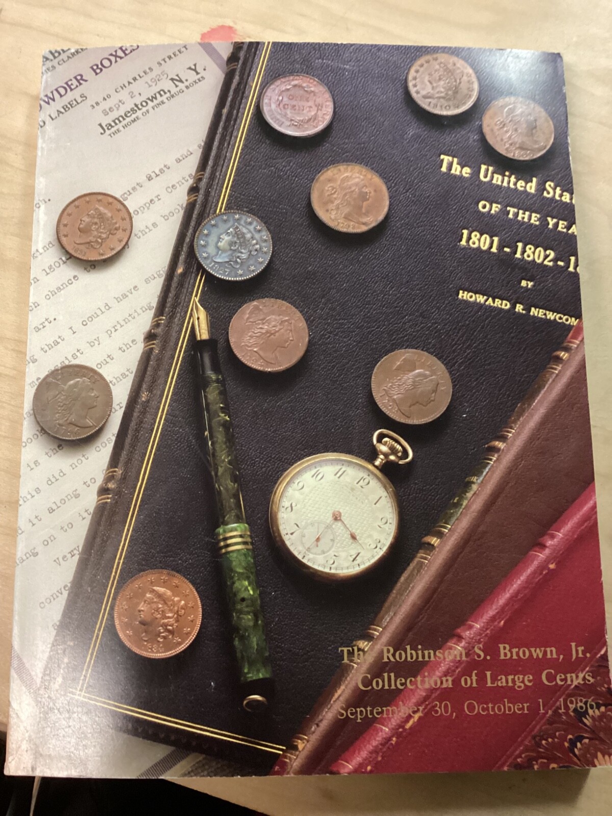 The Robinson S. Brown Jr. Collection of Large Cents (Sept 30, Oct 1, 1986) 211