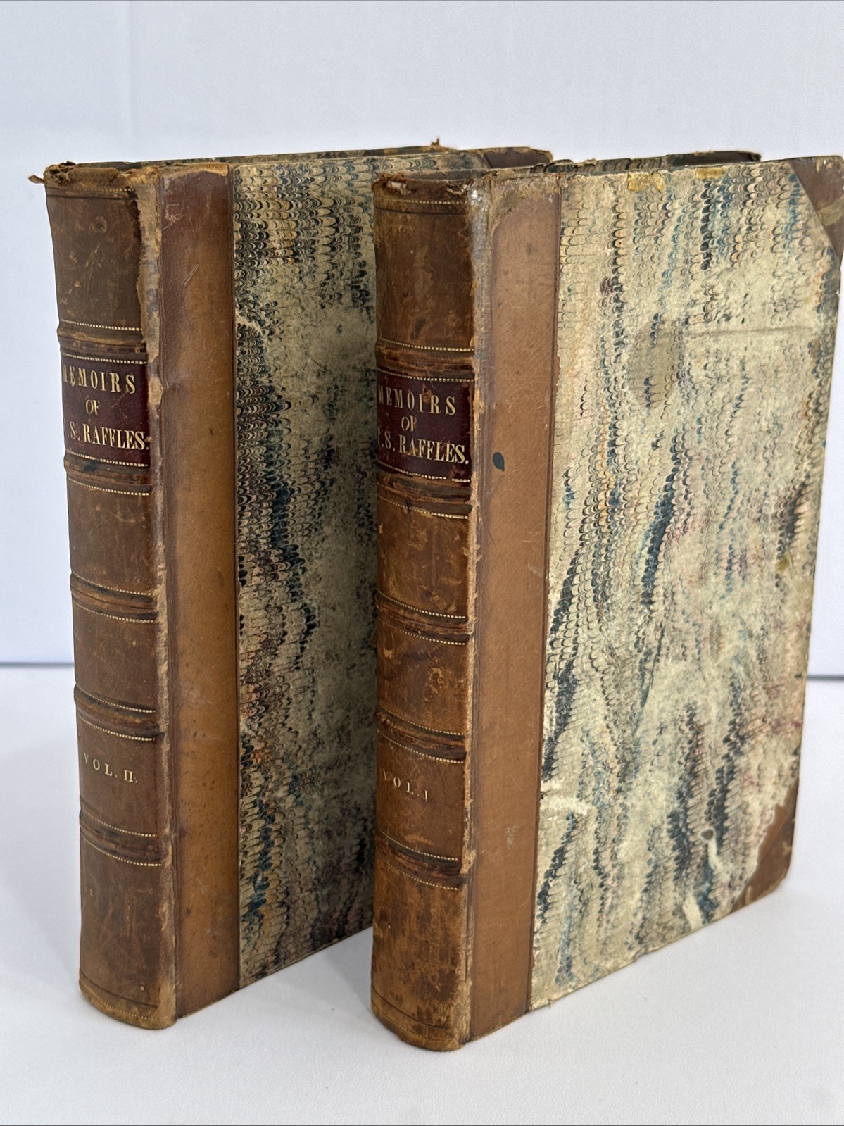 Memoir Life Public Services of Sir Thomas Stamford Raffles Book 1811-1824 2 Vol