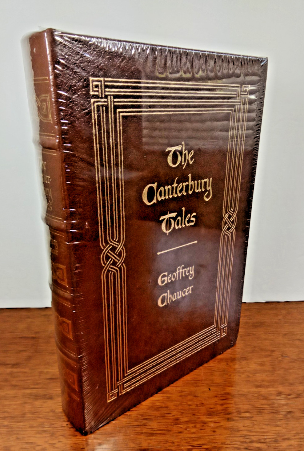 Easton Press NEW SEALED Leather Gilt Book Canterbury Tales Geoffrey Chaucer Ed