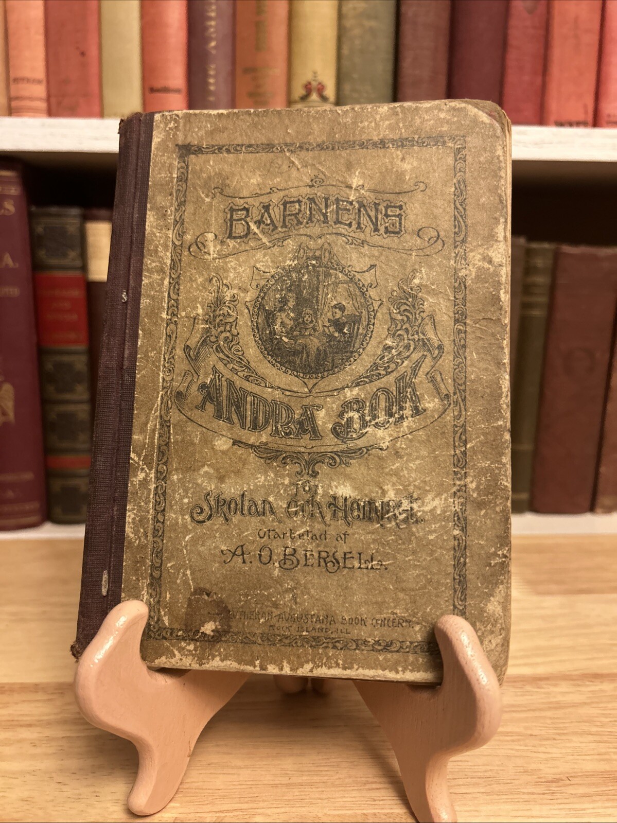 Barnens Andra Bok ~ 1893 ~Antique Swedish Childrens‘ Book Illustrated HC