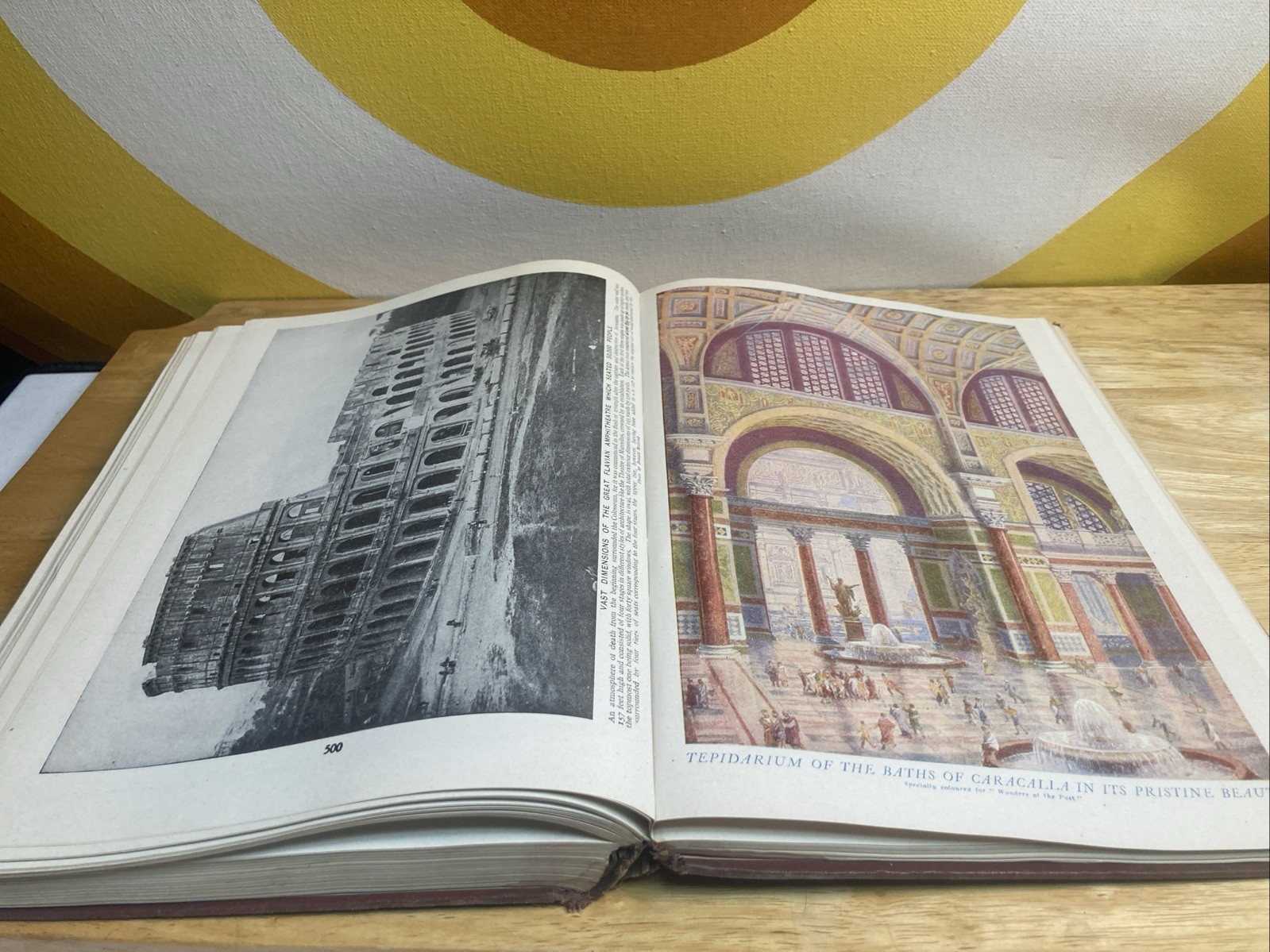 Vintage 1948 Wonders Of The Past By Hammerton 1937 Rare Pictorial History Book