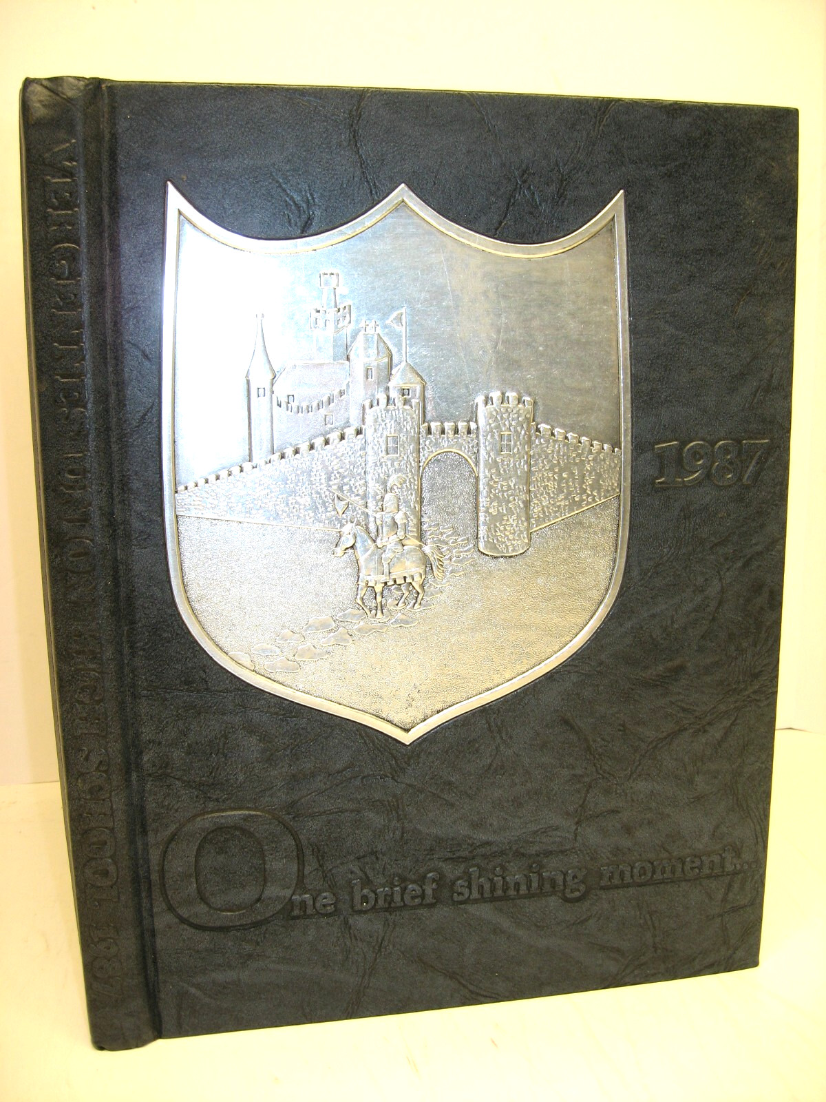 1987 Blue and White, Vergennes Union High School, Vergennes, Vermont Yearbook