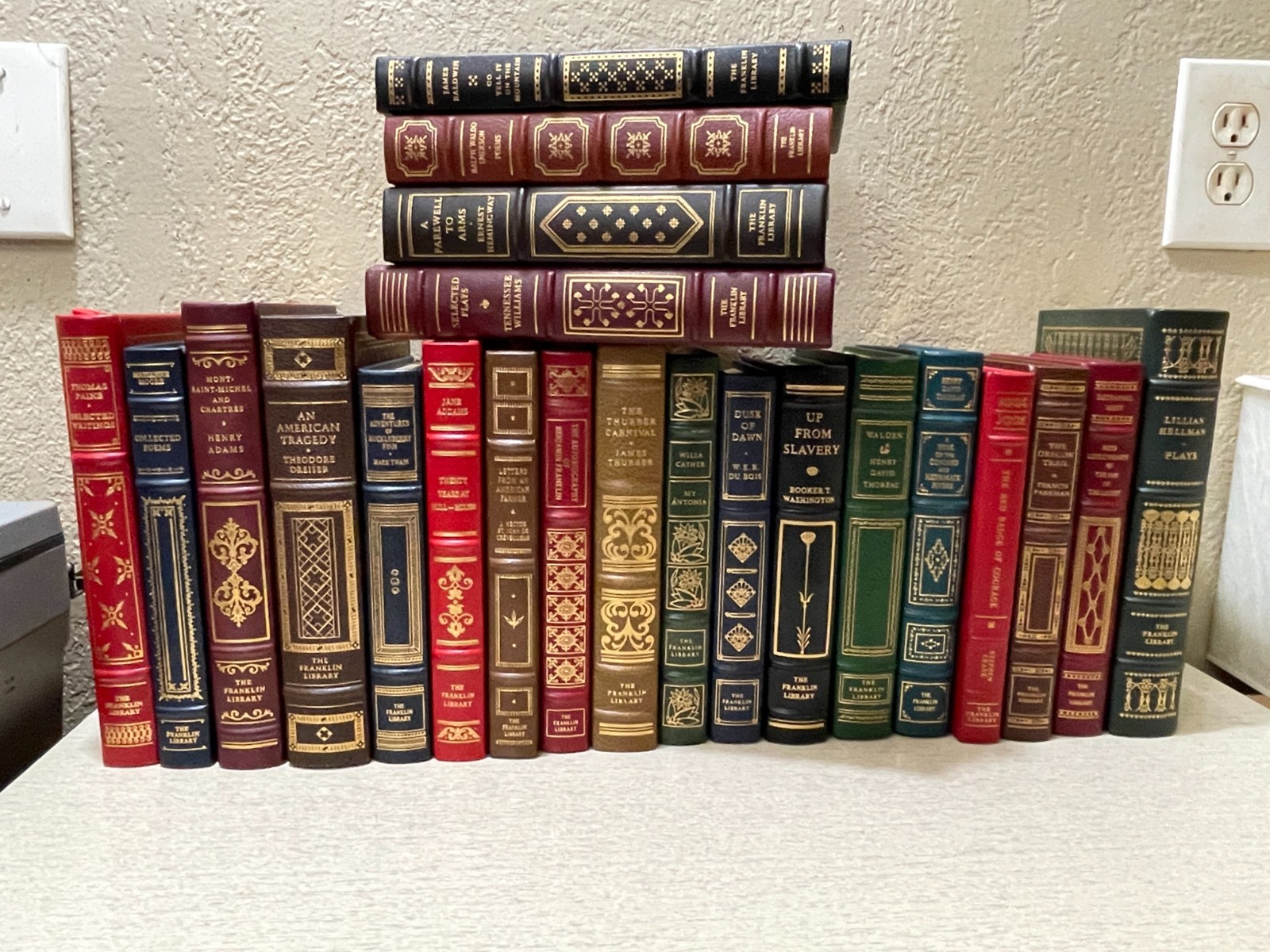 (80 Book Count) FRANKLIN LIBRARY LEATHER BOUND BOOKS COLLECTION LOT *SEE PICS*