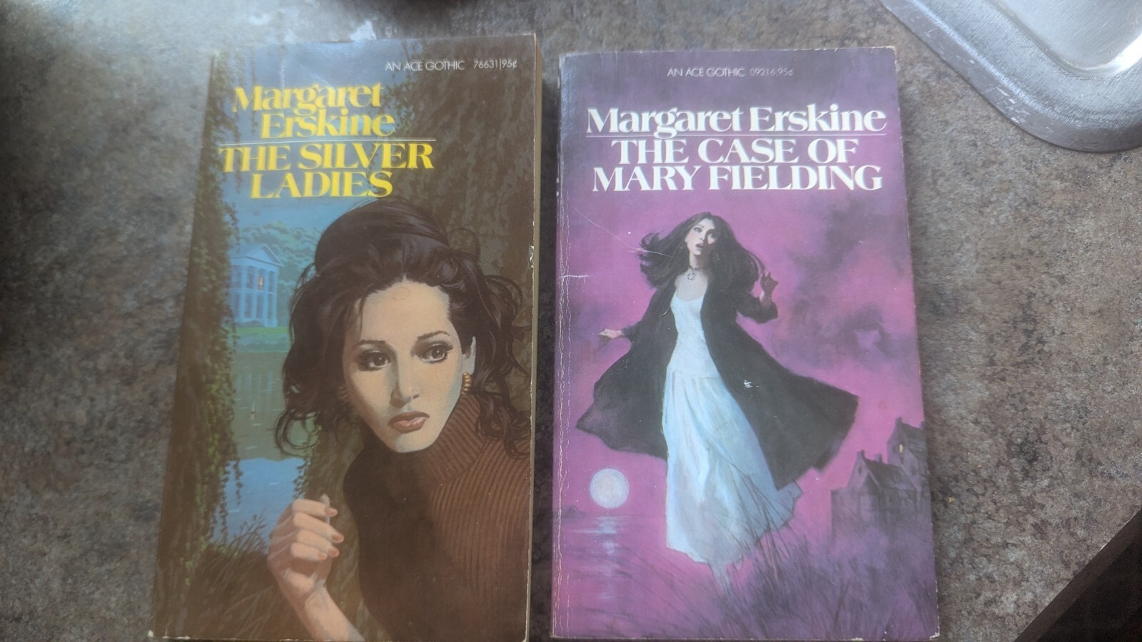 Margaret Erskine The Case of Mary Fielding Ace Gothic Horror Paperback 1969 lot