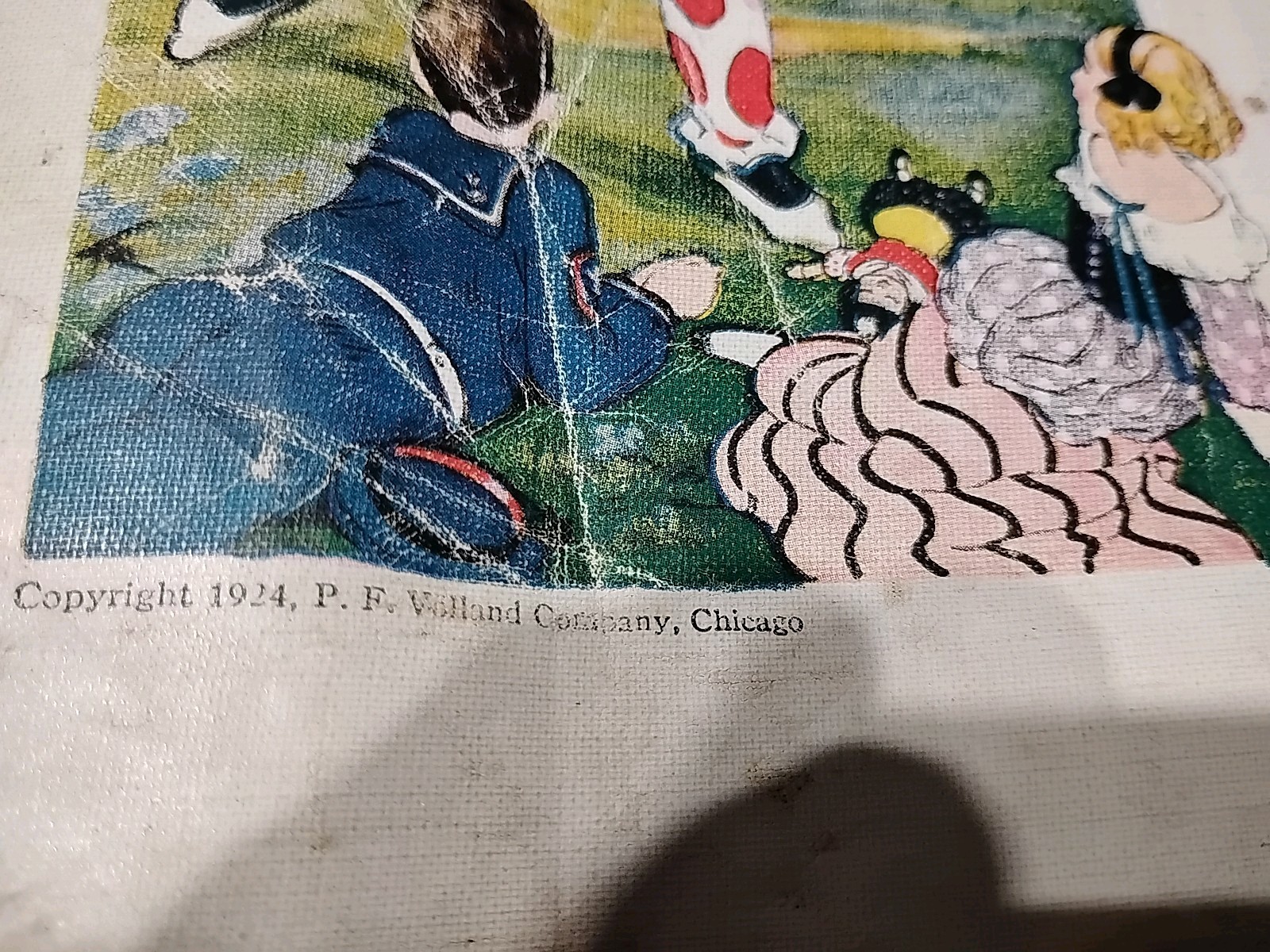 1924 Cloth Children’s Book By Tom Lam