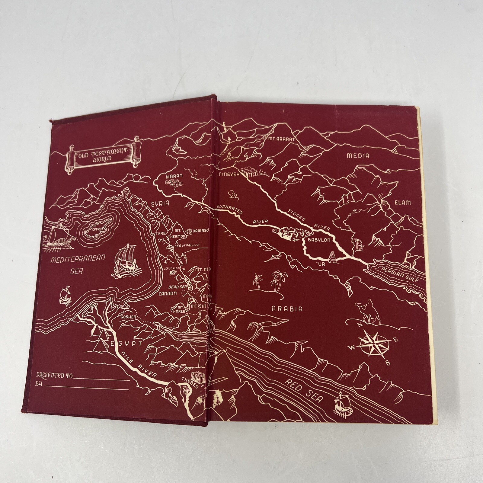 Hurlbut’s story of the Bible 1957 Ralph Pallen Coleman Illustrated New Edition