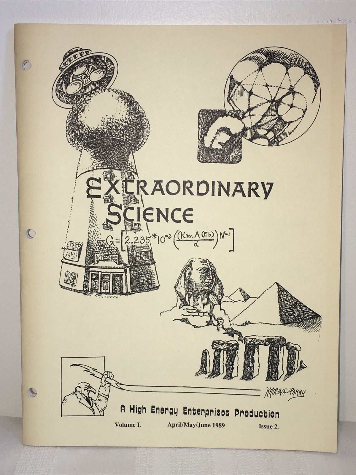 Extraordinary Science Magazine 1989 Volume 1 Issue 2 Inside Nikola Tesla Coils