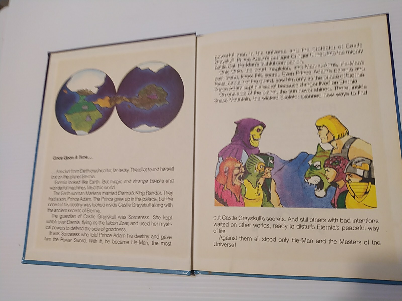 Vintage 80’s Masters of The Universe Skeletor’s Flower of Power 1985 Golden Book