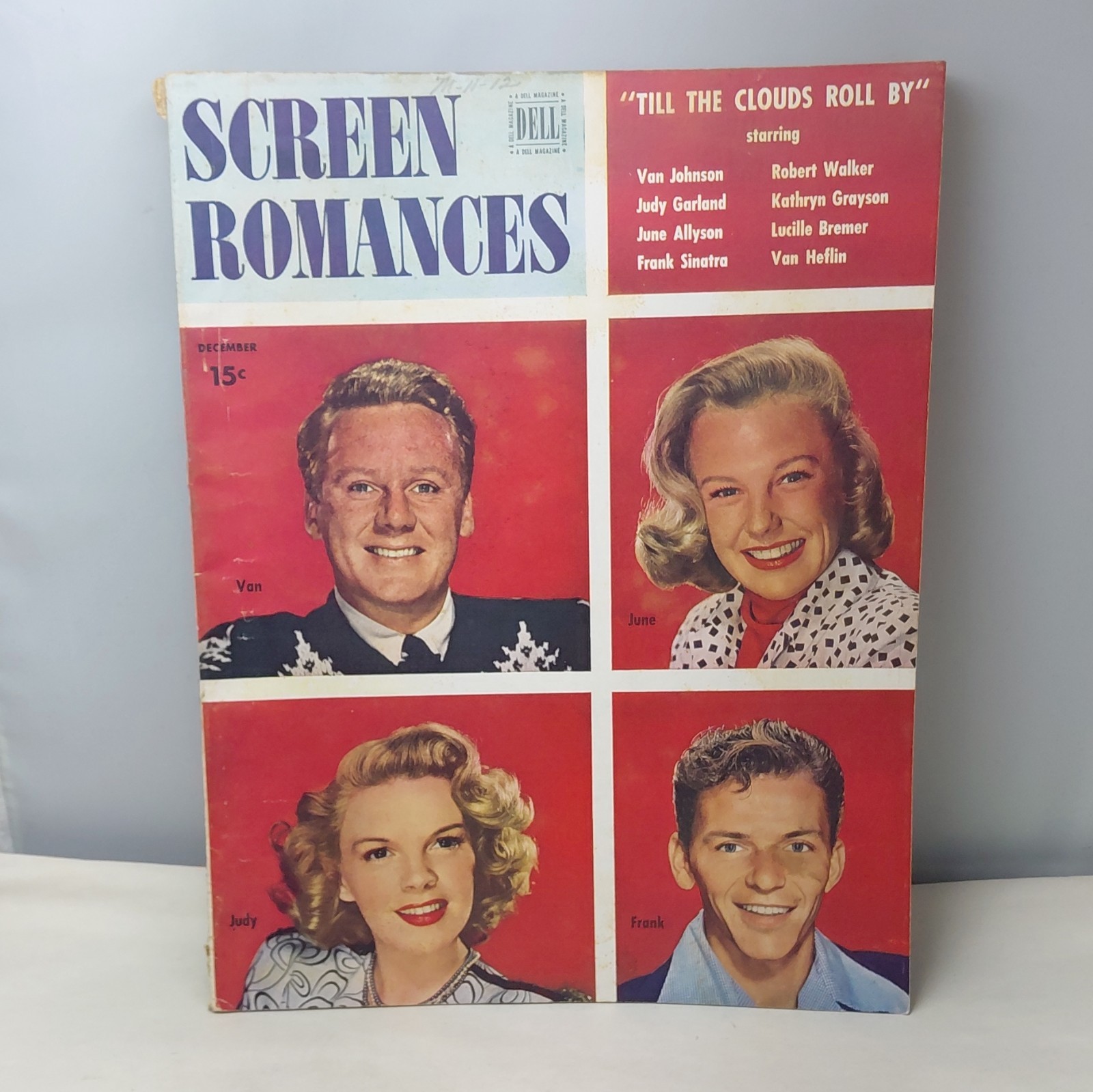 Screen Romances Magazine Dec 1946 Dell Judy Garland Frank Sinatra Van Johnson