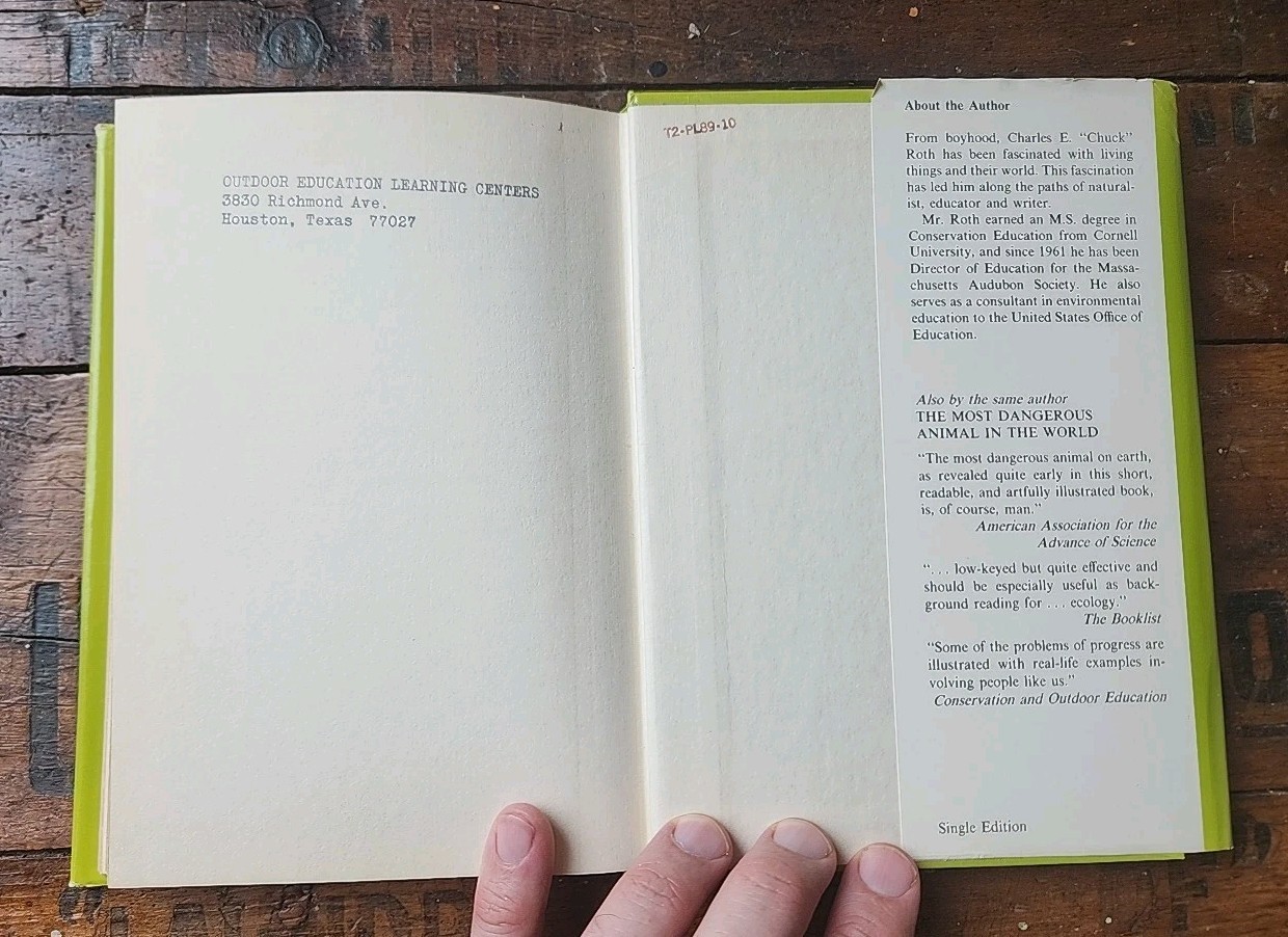 Charles E Roth / Walking Catfish & Other Aliens 1st Edition 2nd Printing 1973 DP