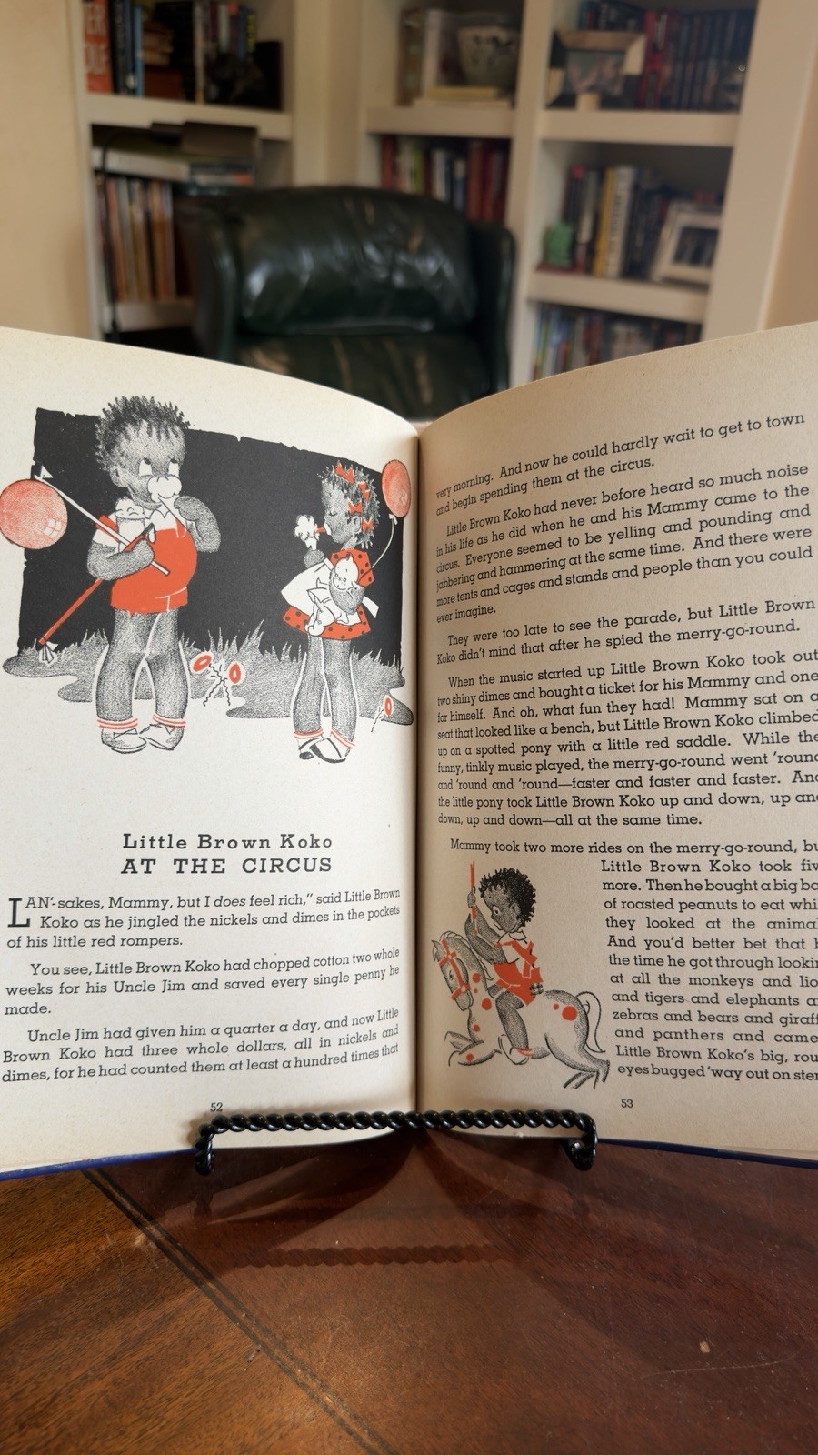 Little Brown Koko 1940 by Blanche Seale Hunt 1st ed. Illustrate Dorothy Wagstaff