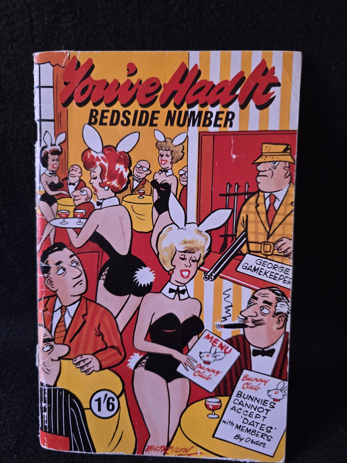 VINTAGE YOU’VE HAD IT. BEDSIDE NUMBER 50s ADULT HUMOUR JOKES COMIC