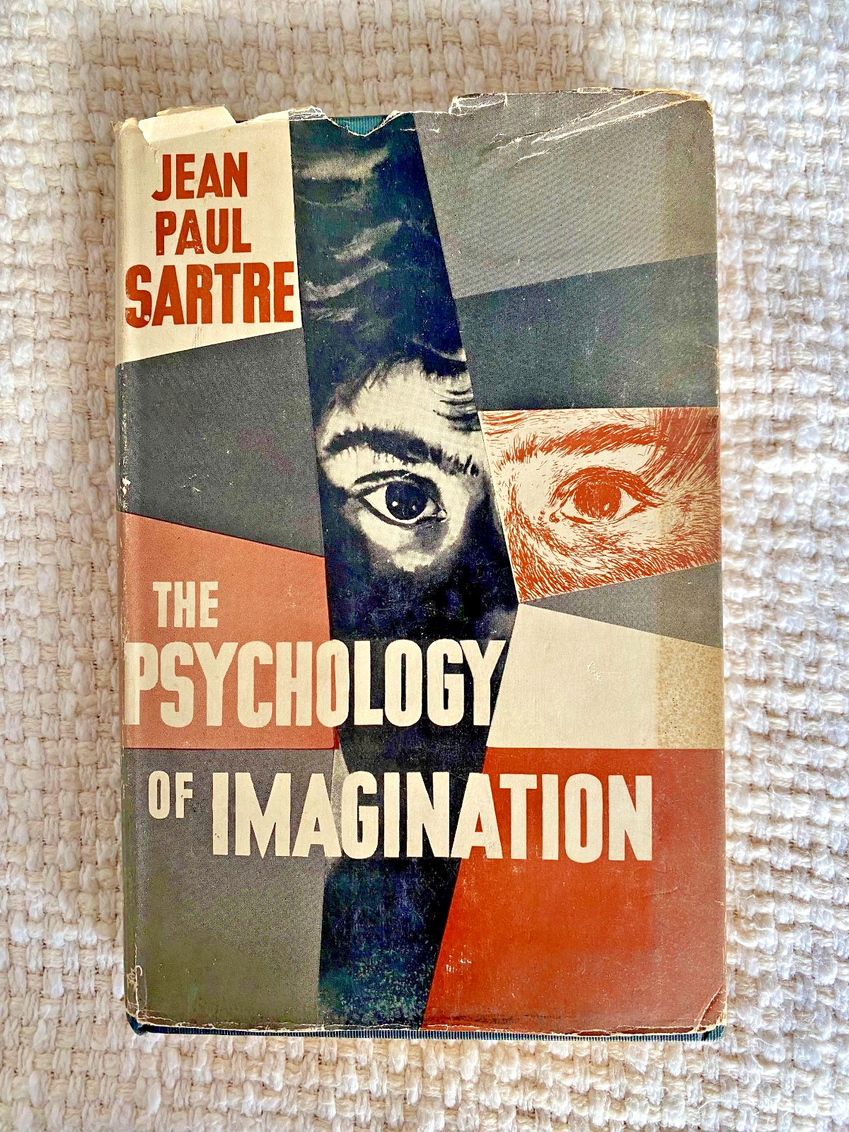 First Edition 1948 Jean Paul Sartre THE PSYCHOLOGY OF IMAGINATION Dust Jacket HC