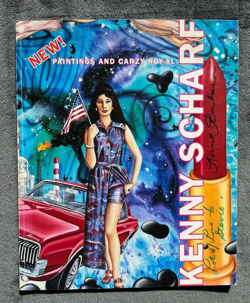 Kenny Scharf – Signed Inscribed- New Paintings & Carzy Roy – Expo Catalogue 1998