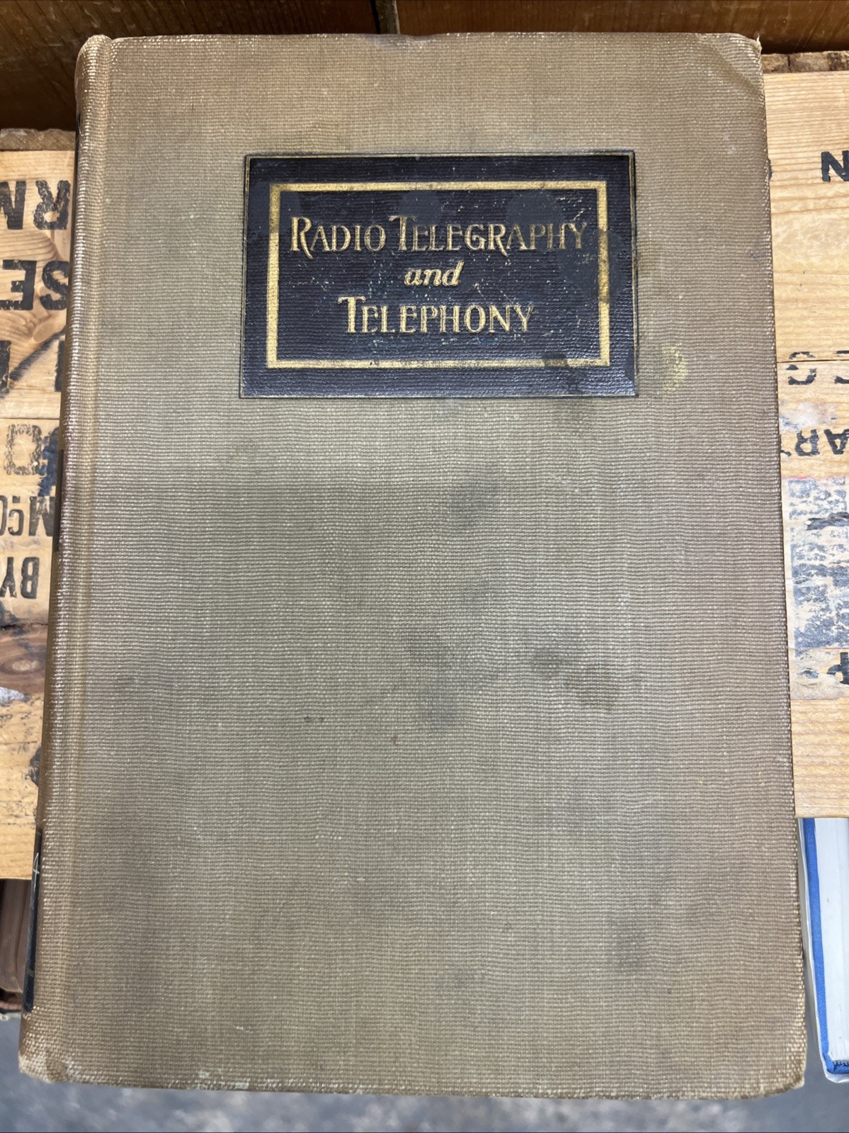 Robinson’s Manual Radio Telegraphy &Telegraphy 1927 | Brooklyn Naval Shipyard HB