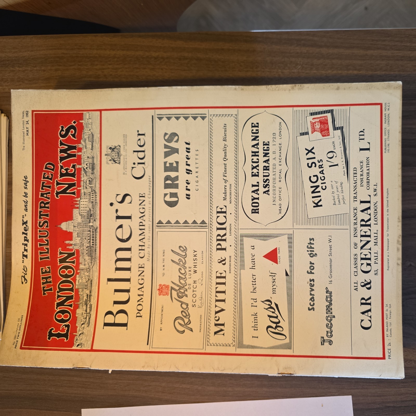 49 x The Illustrated London News – 1952 (1940’s to 60’s) – Inc Royalty Interest