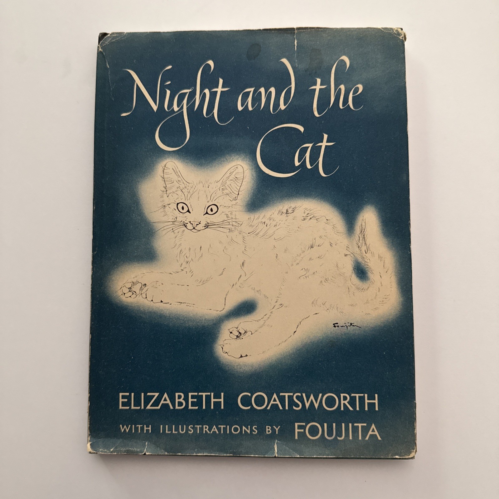 Barbara Coatsworth. Night and the Cat. 1st ed 1950 Foujita illustrations