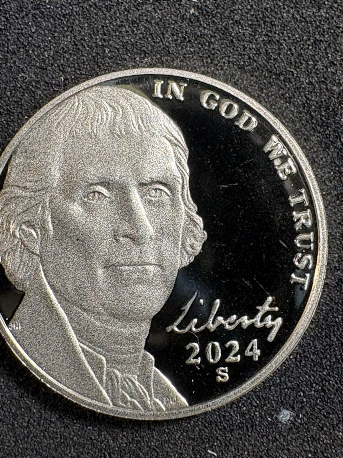 2024 S PROOF JEFFERSON NICKEL 5C 5 CENT