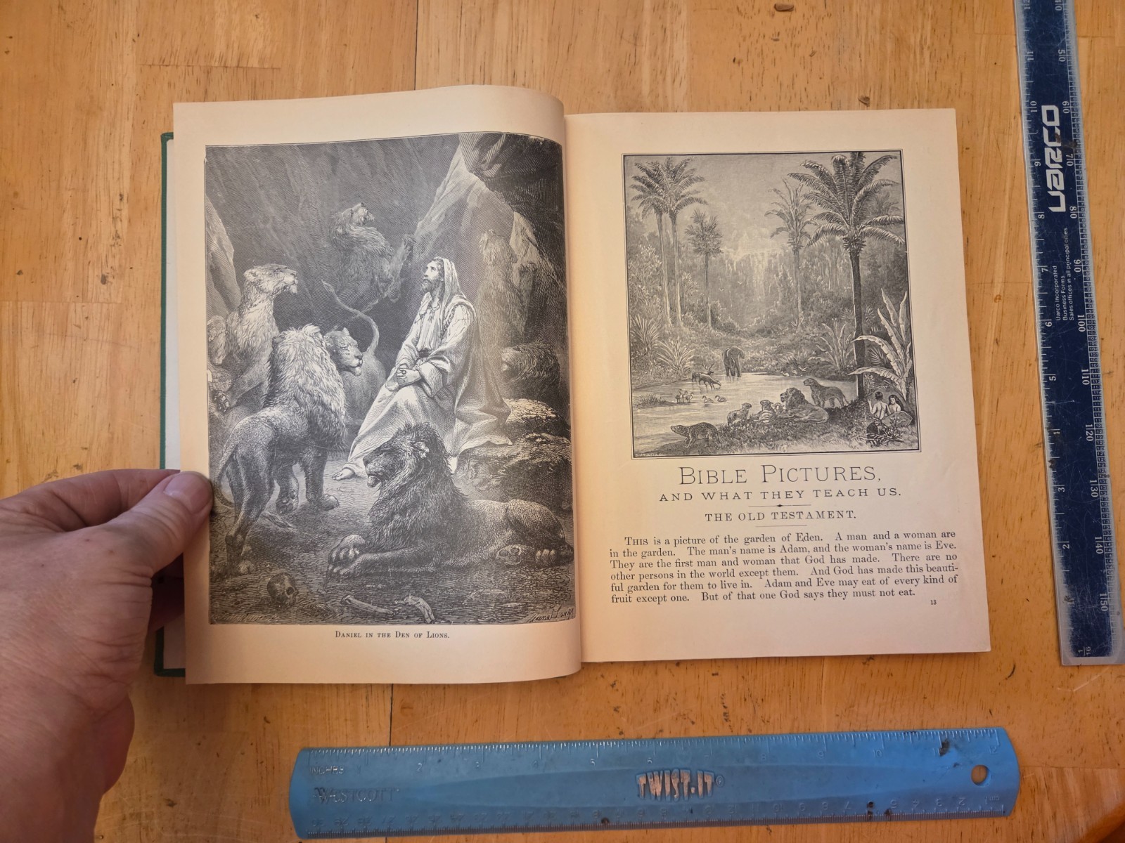 Bible Pictures by Charles Foster – 1914 A. J. Holman Hardcover