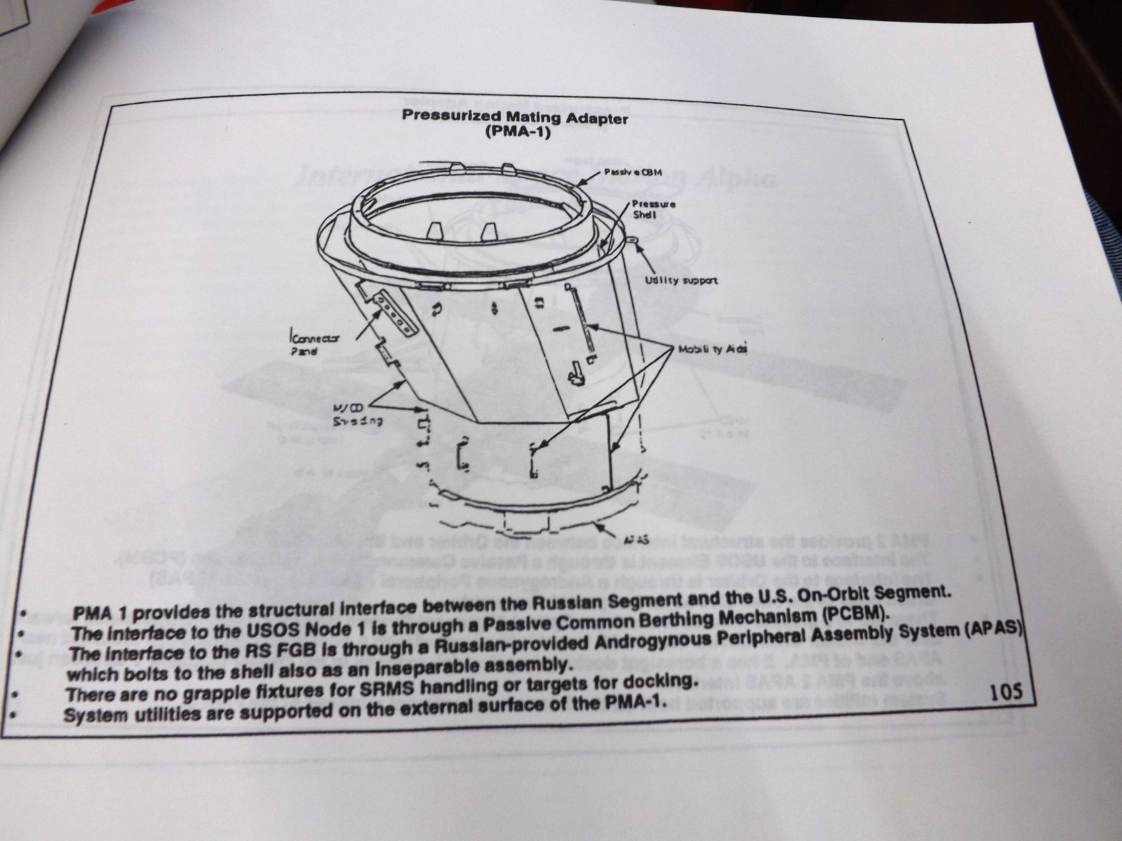 INTERNATIONAL SPACE STATION ALPHA REFERENCE GUIDE 1994 NASA BOEING 313 PAGES