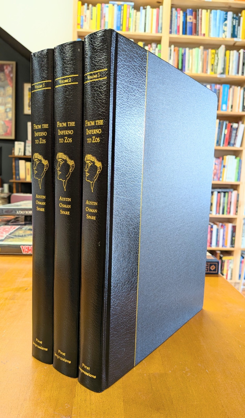 Austin Osman Spare From the Inferno to Zos 3 Volume Set Leather Occult Rare