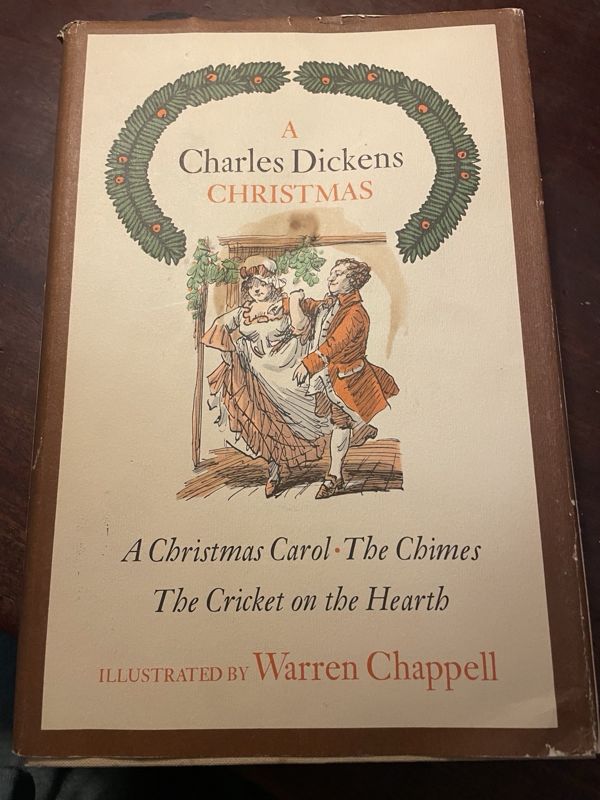 A Charles Dickens Christmas Illustrated by Warren Chappell 1976 Hardcover w/DJ