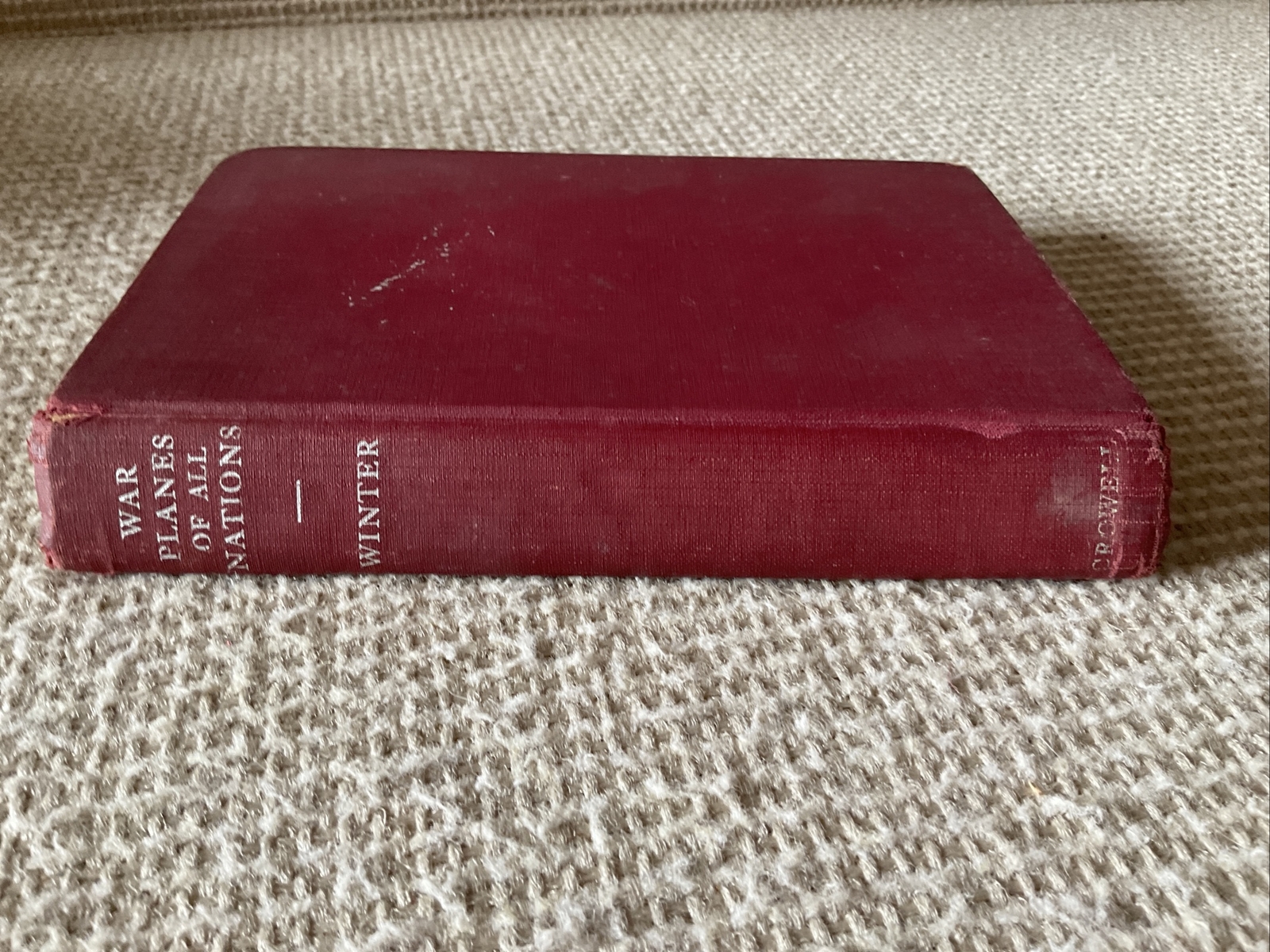 VTG War Planes of All Nations Hardcover Book William Winter 1943 Military