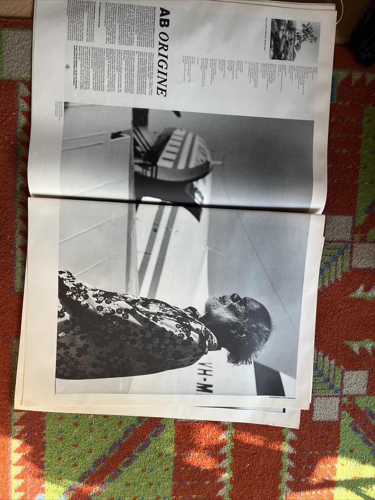 The Manipulator Magazine #14 1988 Aborigines, Art, Photos,, Couture Ads 28×20”