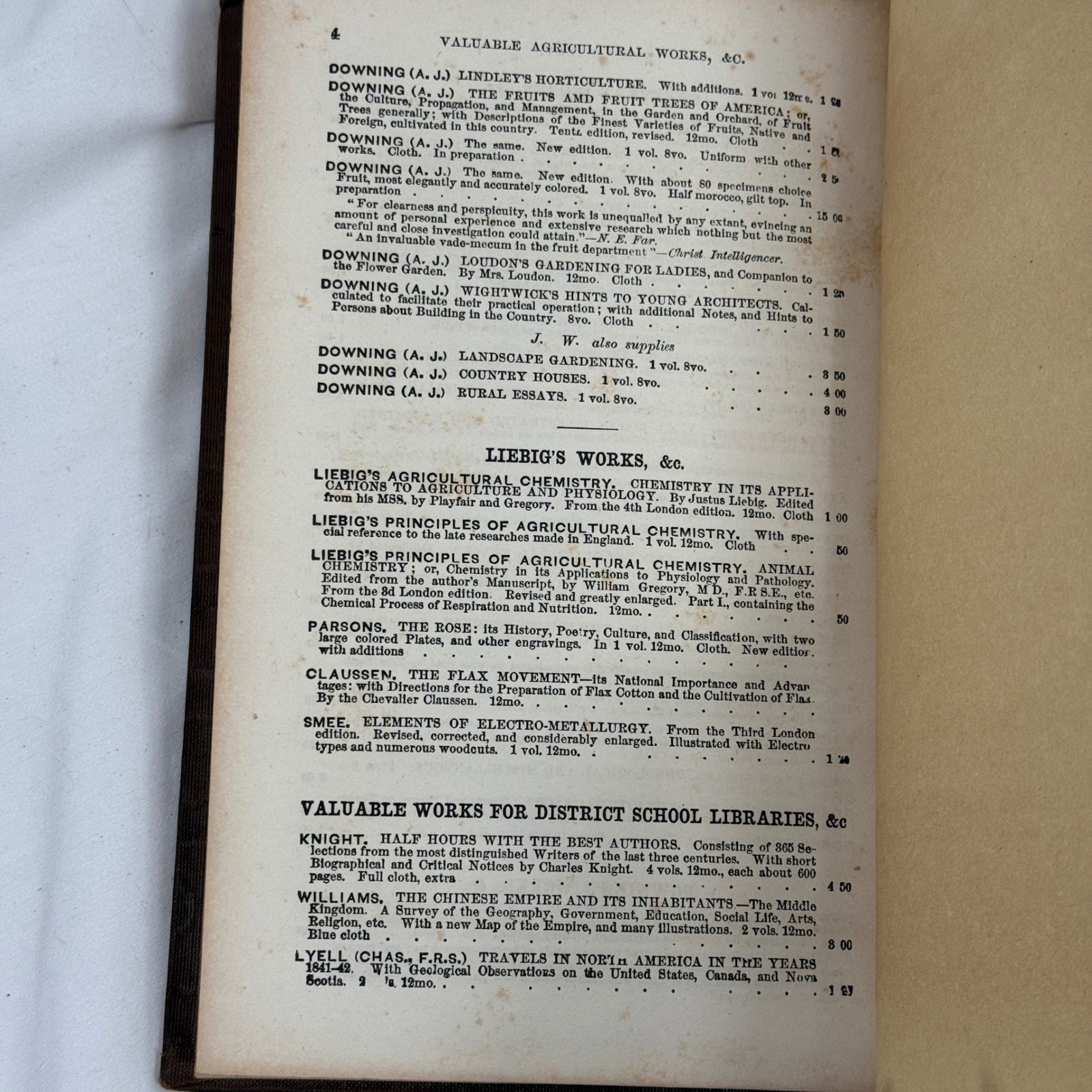 John Ruskin The Political Economy of Art 1860 Brown Fair Antique Hardcover Book