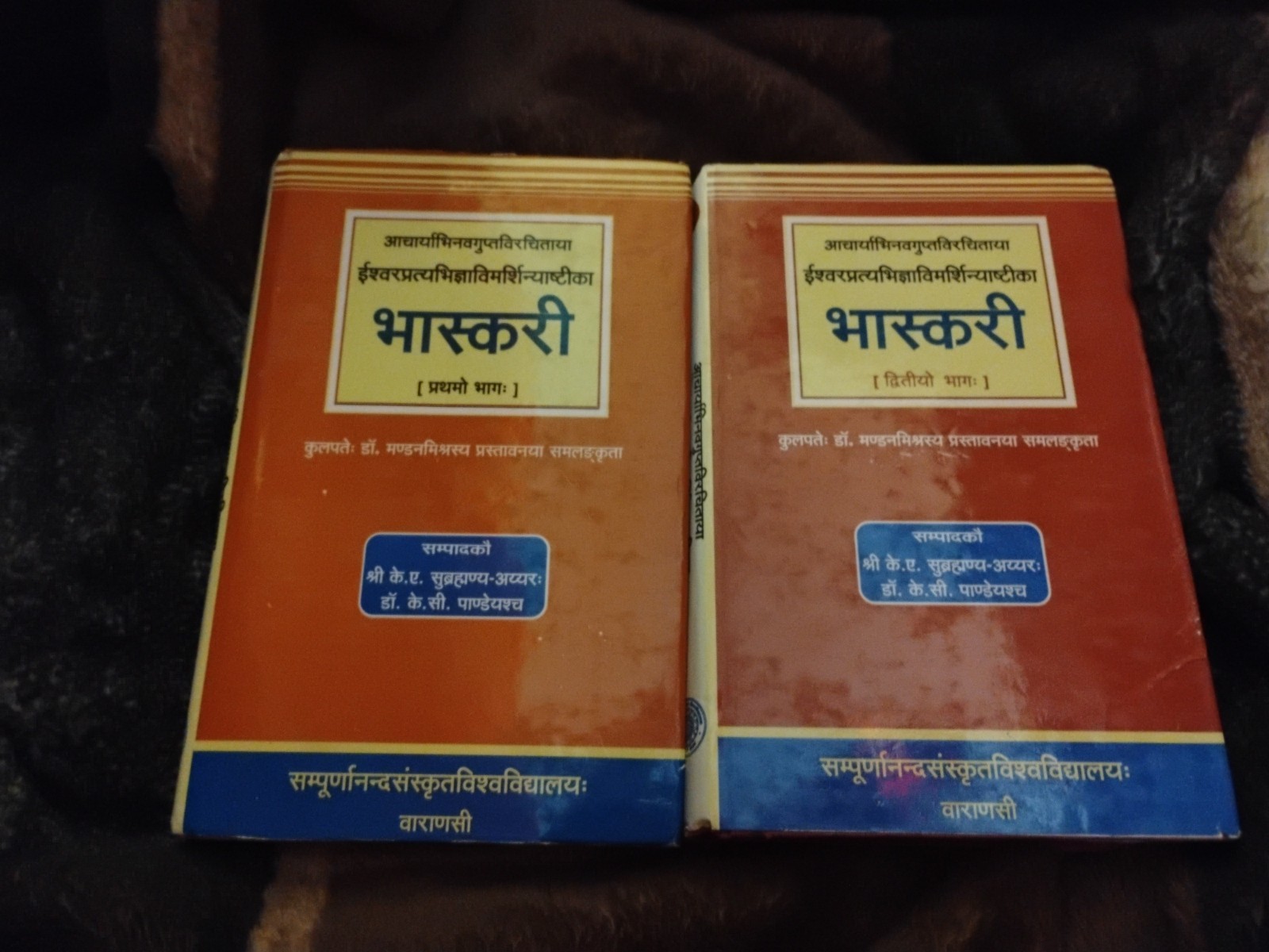 Sarasvatibhavana Granthamala By Bhaskari Hindi Kashmir Saivism RARE From India