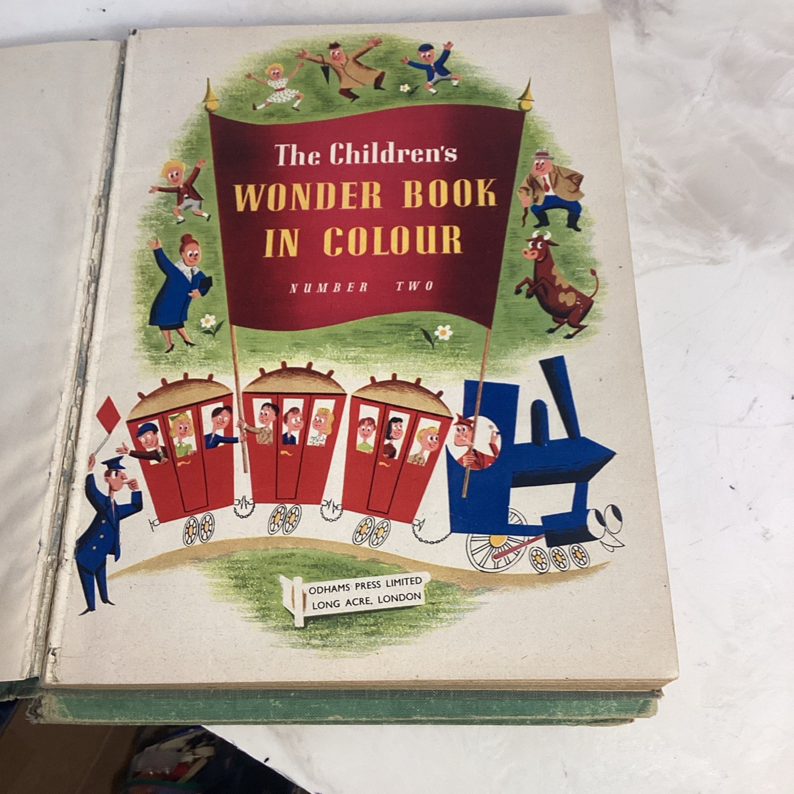 1&2 Odhams Press Limited Children’s Fairy Tales IllustratedHardcover London VTG