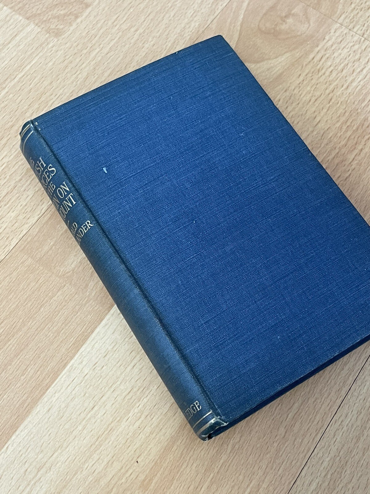1911 SIGNED Jewish Sources Of The Sermon on the Mount: Friedlander Jesus Christ