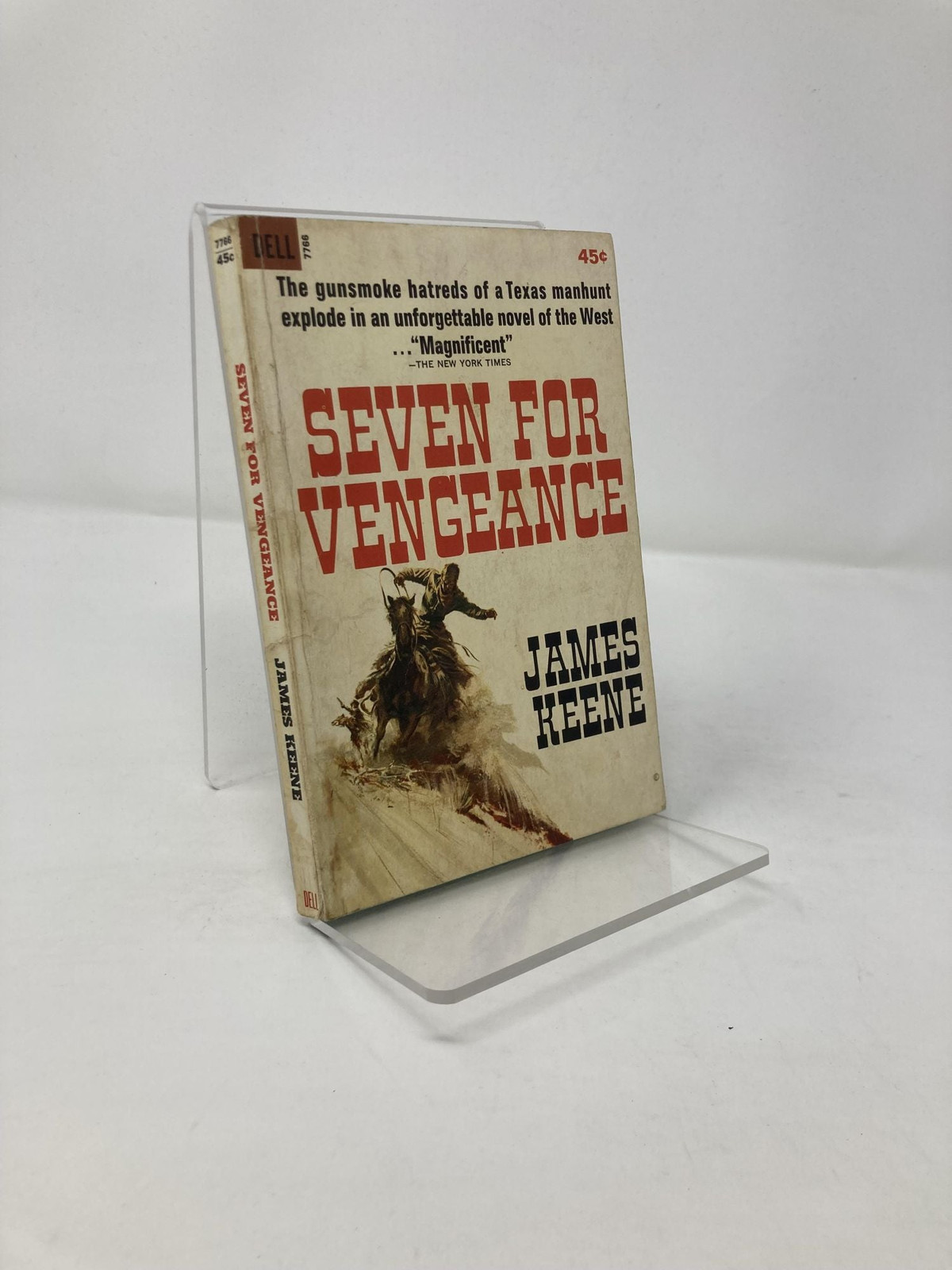 Seven for Vengeance by James Keene First 1st Edition VG PB 1965