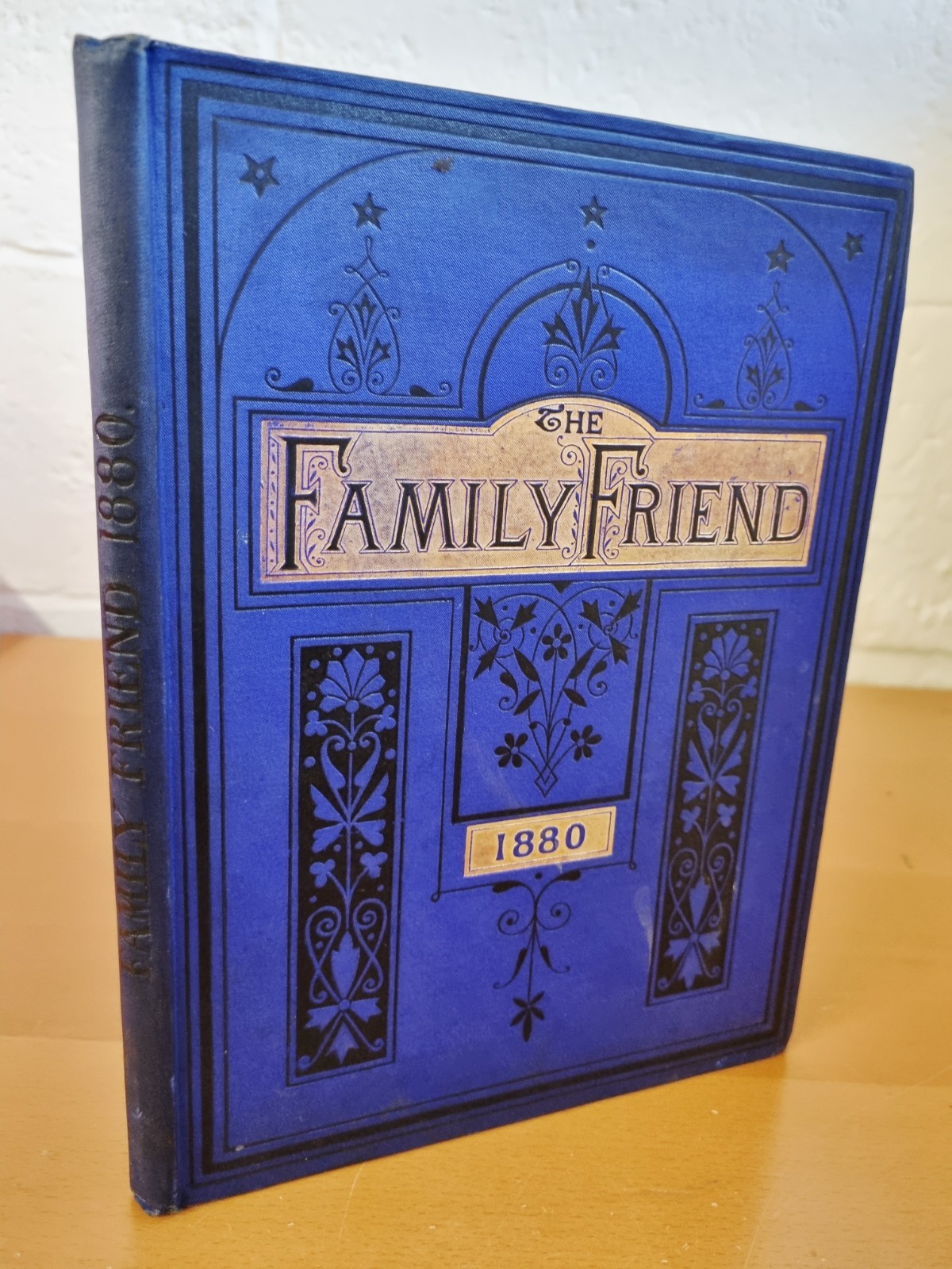 THE FAMILY FRIEND MAGAZINE 1880 – hardback – S. W. Partridge – nice binding