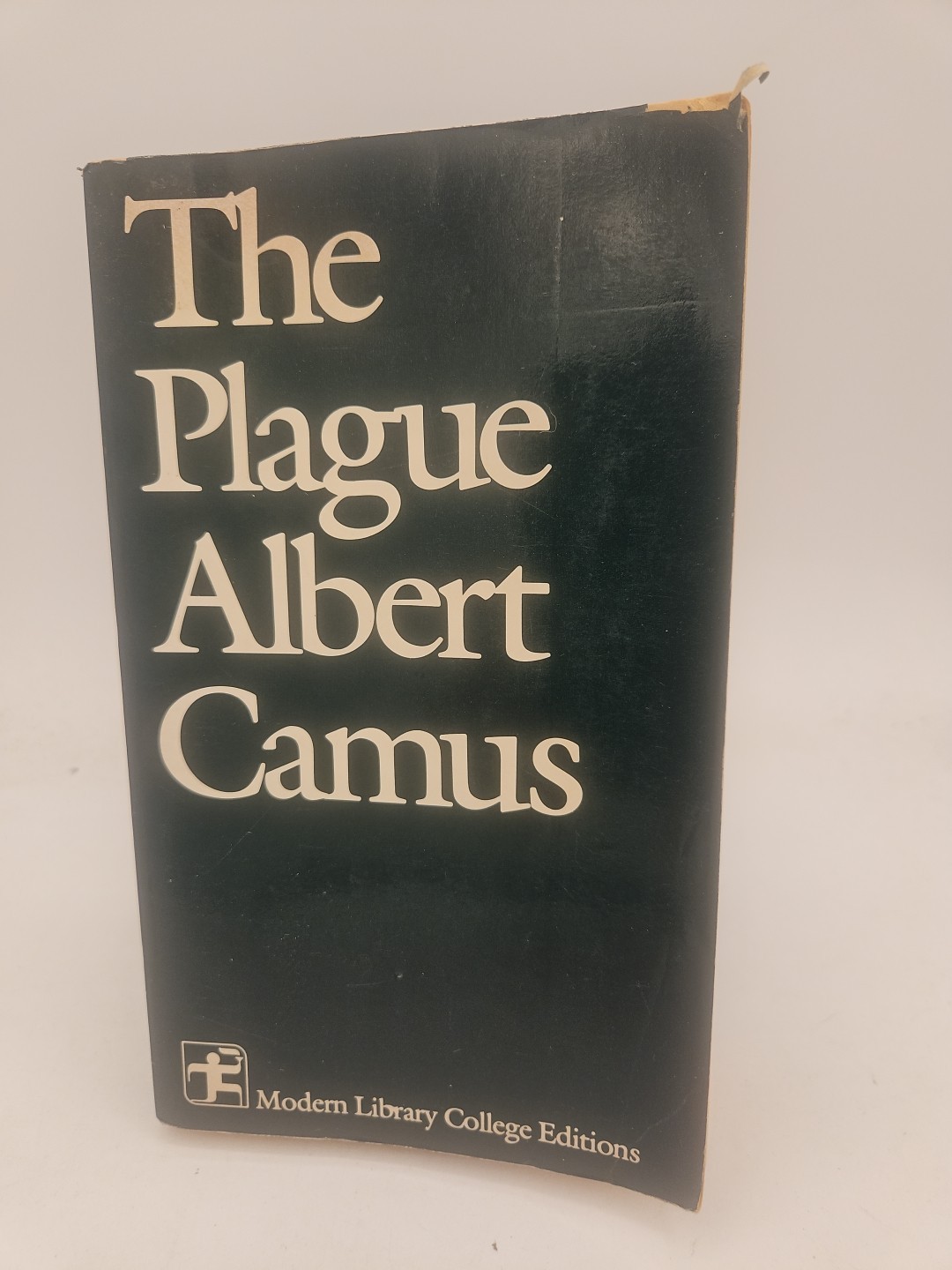 The Plague Modern Library College Edition Paperback Albert Camus VG Condition C1