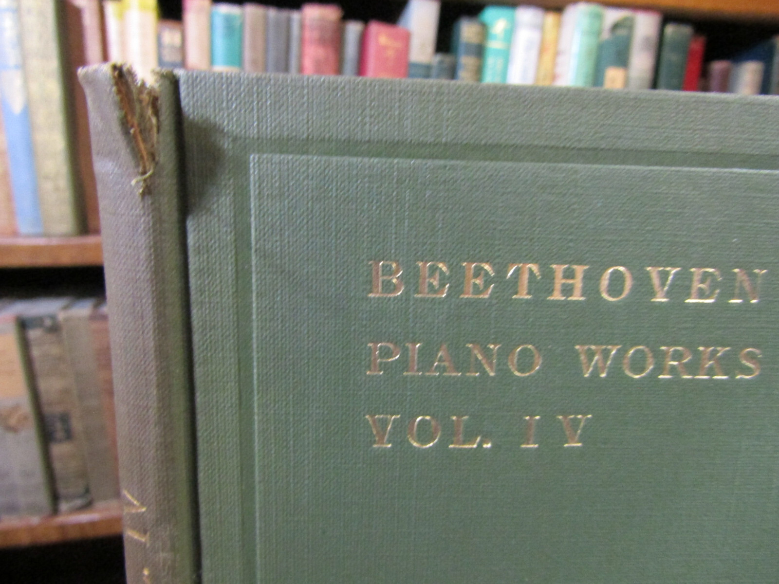 Ca 1901 BEETHOVEN’S PIANO WORKS Rare 7 Vol Set Music Scores Leipzig C. F. Peters