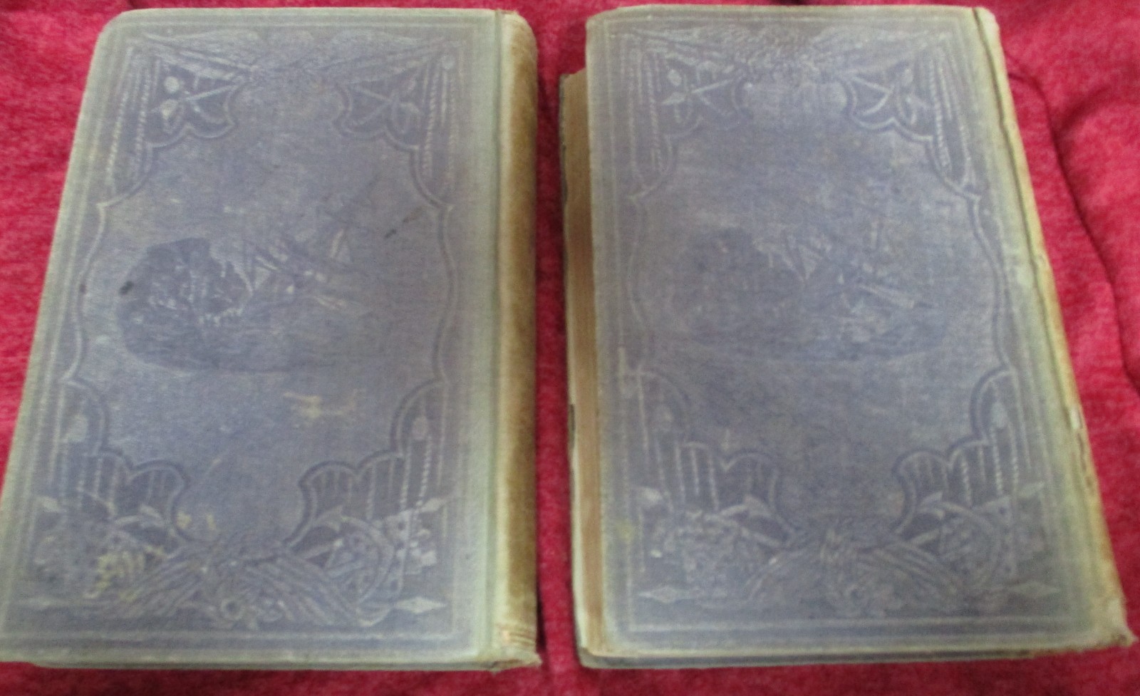 1857 Elisha Kane Arctic Explorations 2 Vol Set Sir John Franklin Antique Book