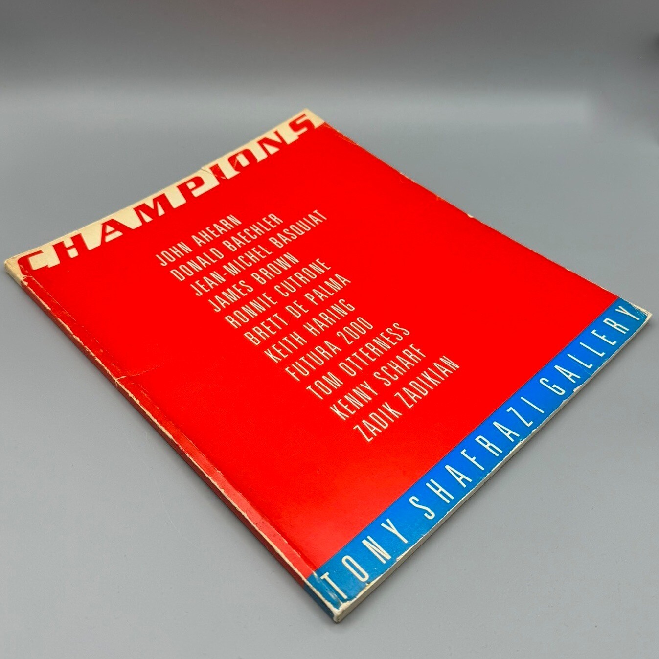 CHAMPIONS: TONY SHAFRAZI GALLERY 1983 RARE 1ST EDITION MONOGRAPH