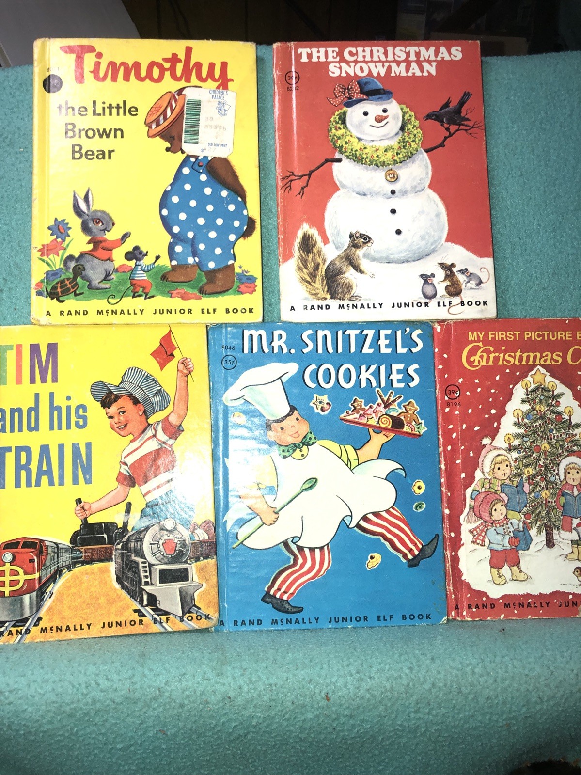 1970’s Rand McNally Junior Elf Books “ lot v „