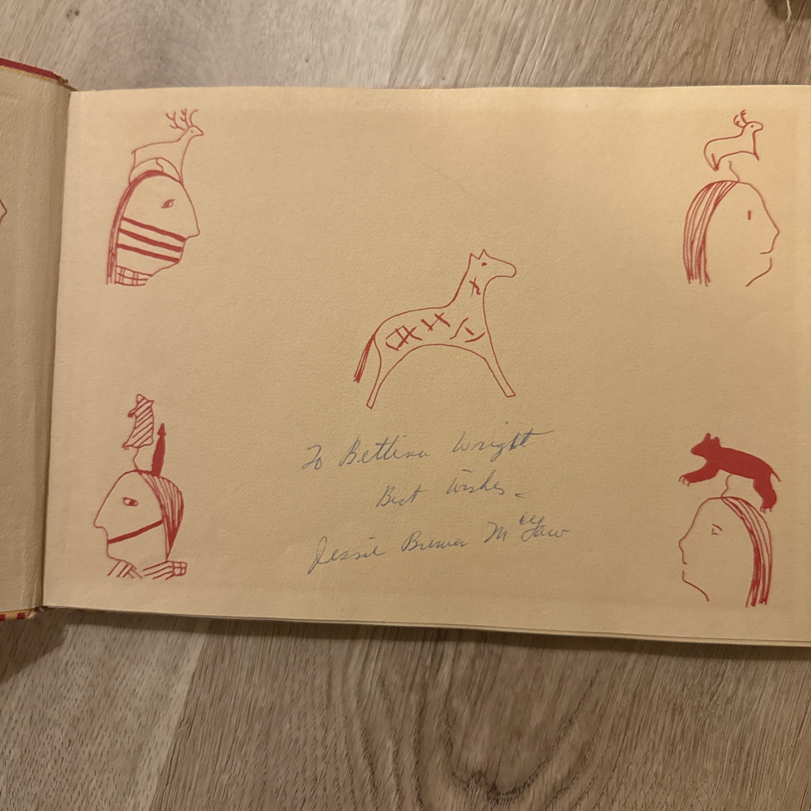 Jessie Brewer McGraw SIGNED 3 Books “A Story Told in Authentic Indian Picture”