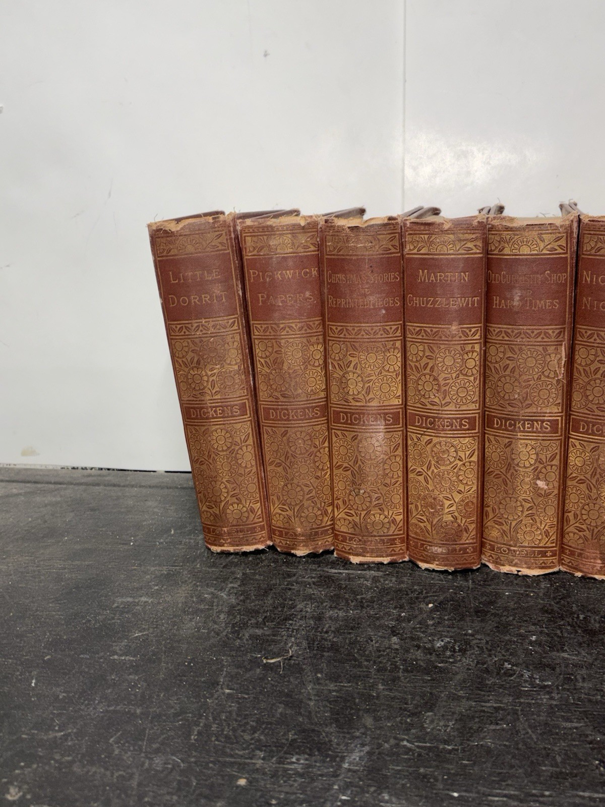 Charles Dickens Works 12 Volume Set John Lovell Co Publishers late 1800s Stories