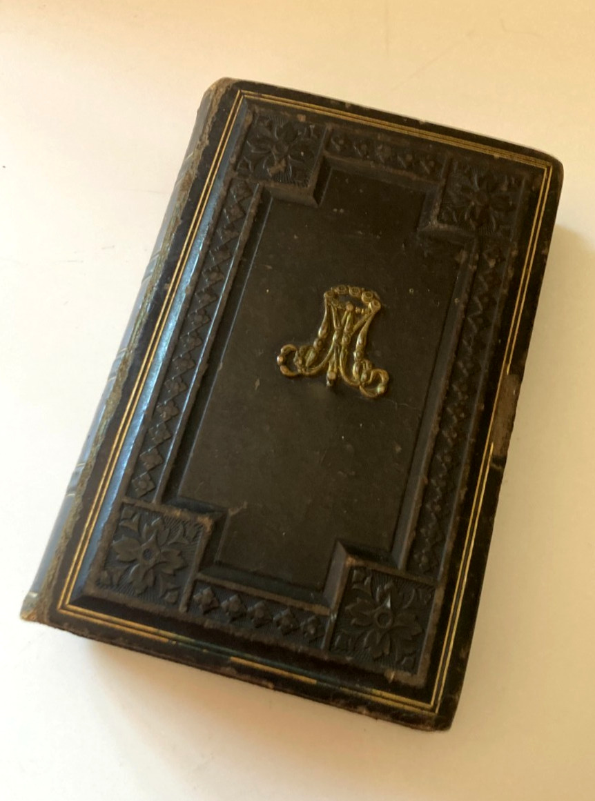 1881 German Mini Prayer Book GEBETBUCH Leather Benziger Brothers FREE SHIPPING