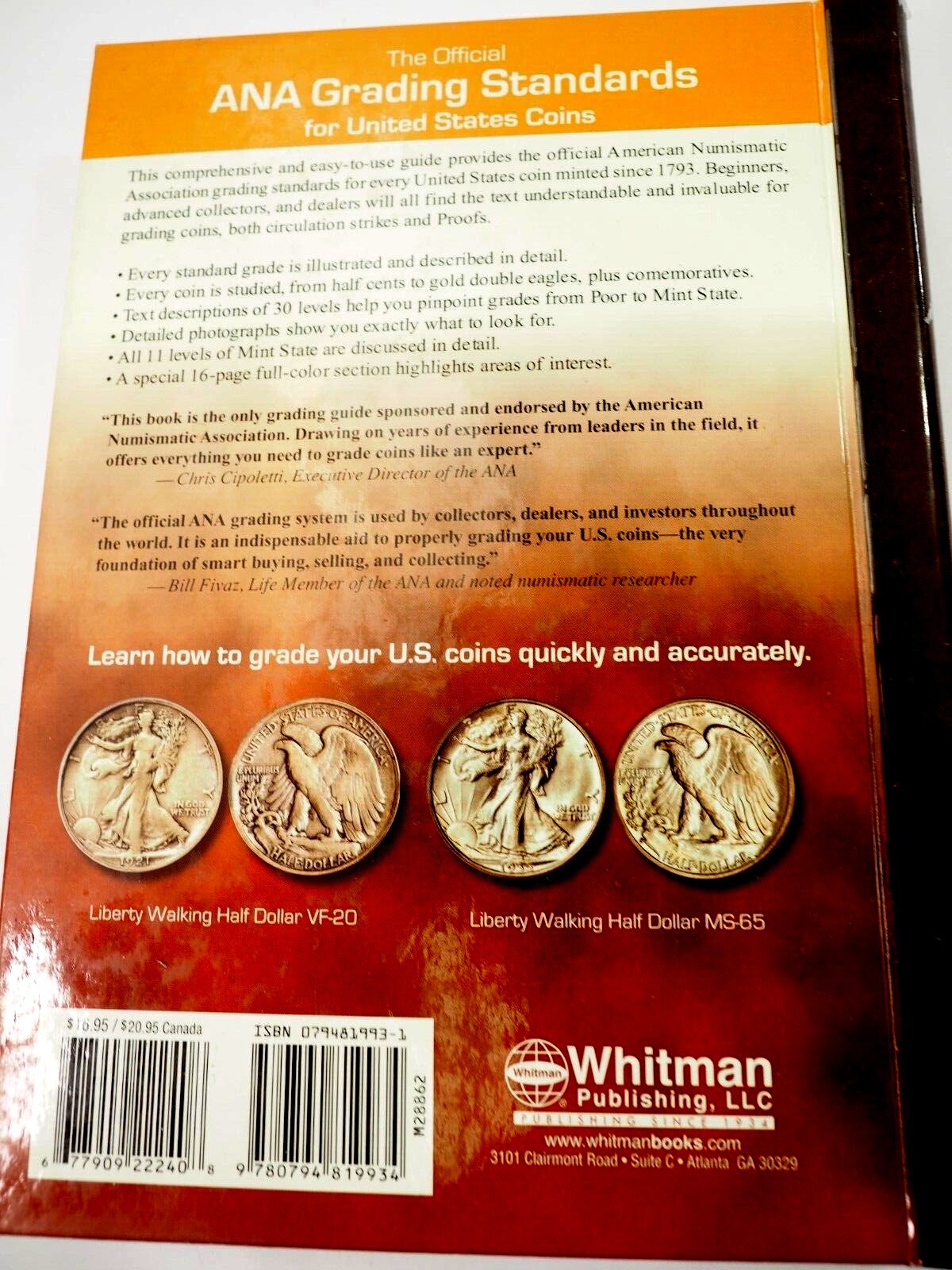 The Official American Numismatic Grading Standards US Coins by K. Bressett 2006