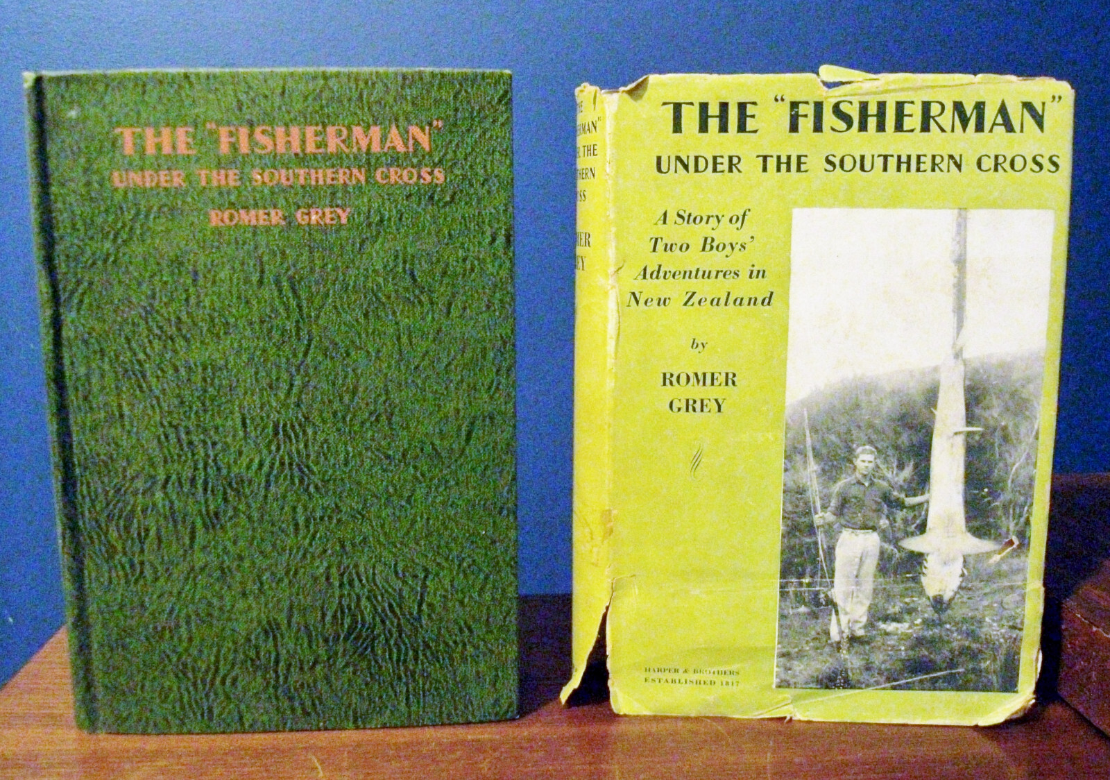 Romer Grey Fisherman Southern Cross New Zealand Fishing Adventure Book 1930