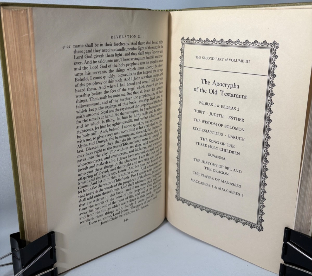 New Testament with Apocrypha Nonesuch Press 1963 Volume III King James Version