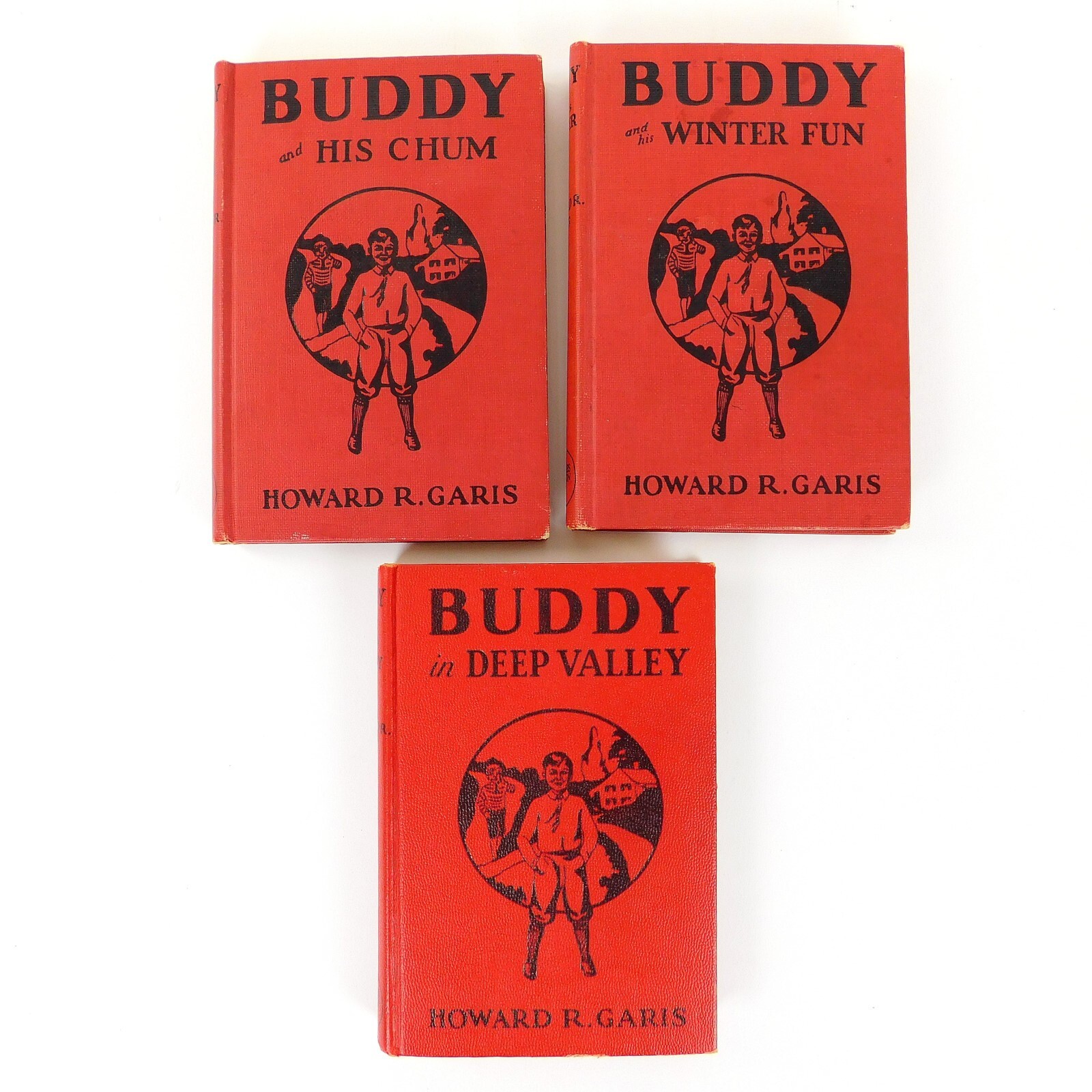 BUDDY by HOWARD R. GARIS, Lot of 3, 1929 – 1940, Winter Fun, His Chum, Deep Vall