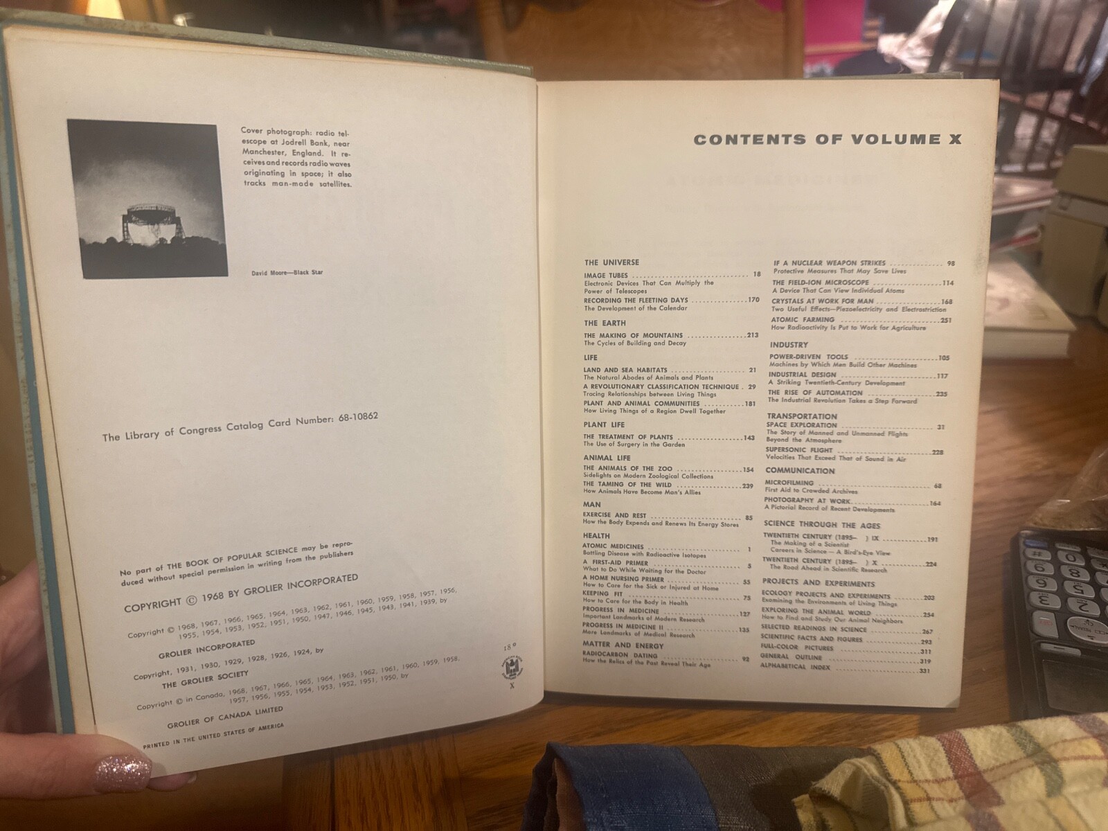 Grolier Society 1968 The Book of Popular Science 10 Volume Set 1-10 Hardcover
