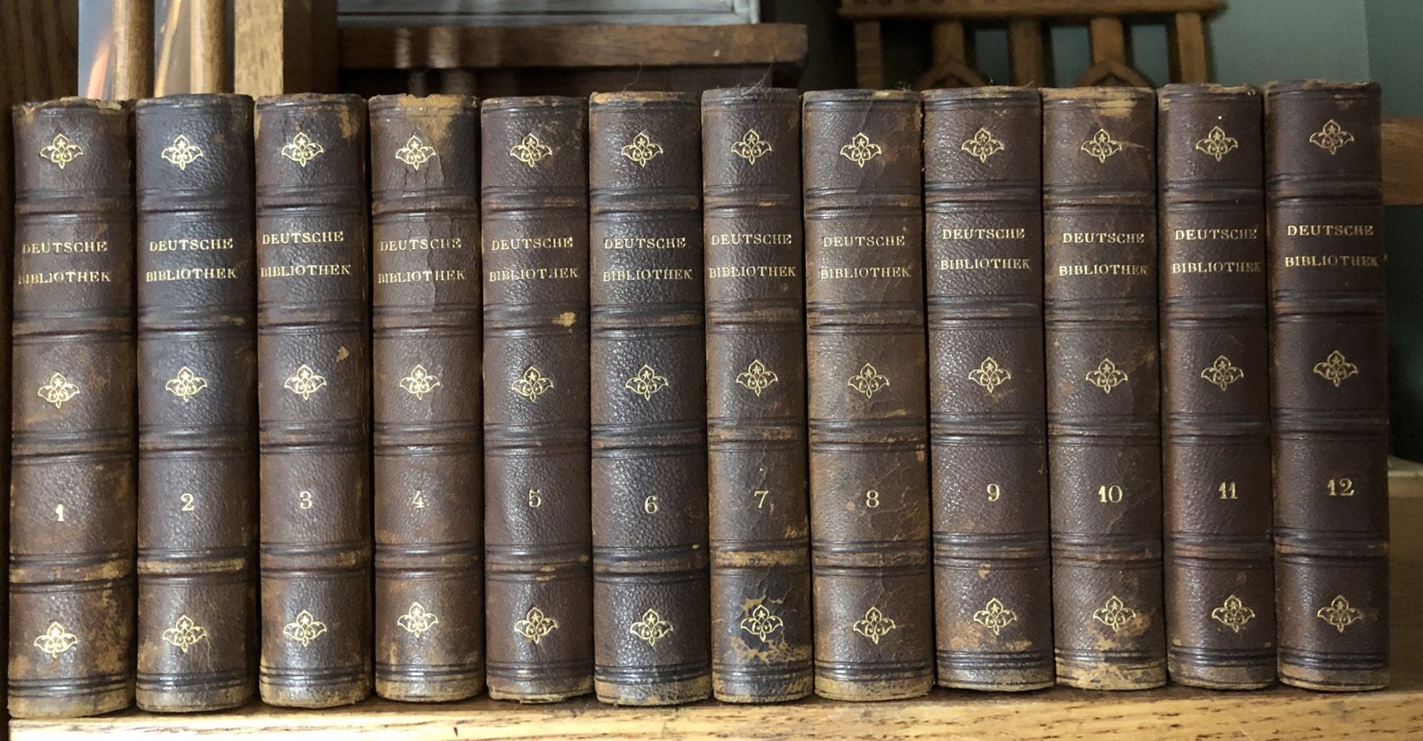 Goethe Schiller, von Archenholtz / Deutsche Bibliothek 12 vols of classics 1890