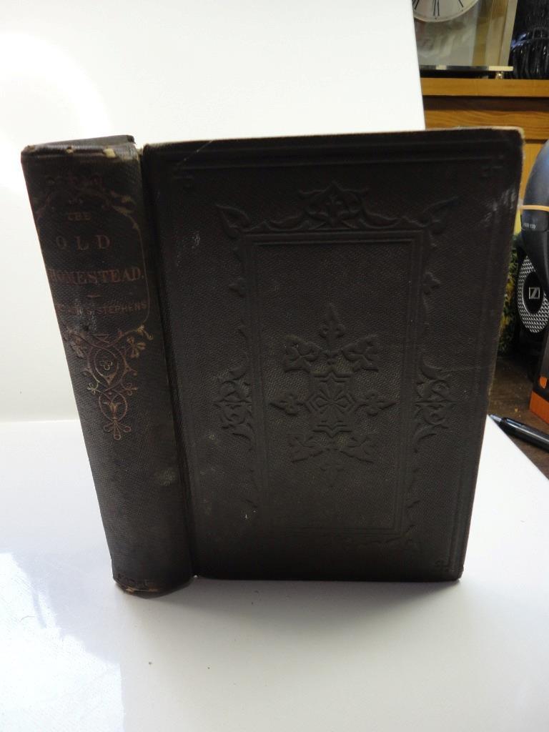 1855 The Old Homestead Ann S. Stephens Hardbound 435 pages 1st Edition (?)
