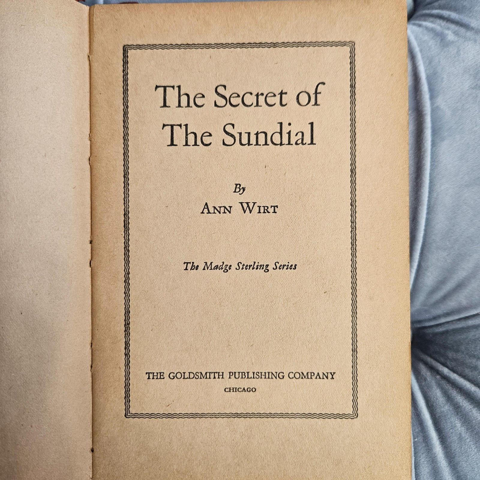 VINTAGE Lot of 2 RED 1932 Books Secret of the Sundial & Merriweather Girls 1stEd